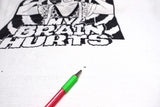 Screeching Weasel ‎– My Brain Hurts Tour Shirt Size XL