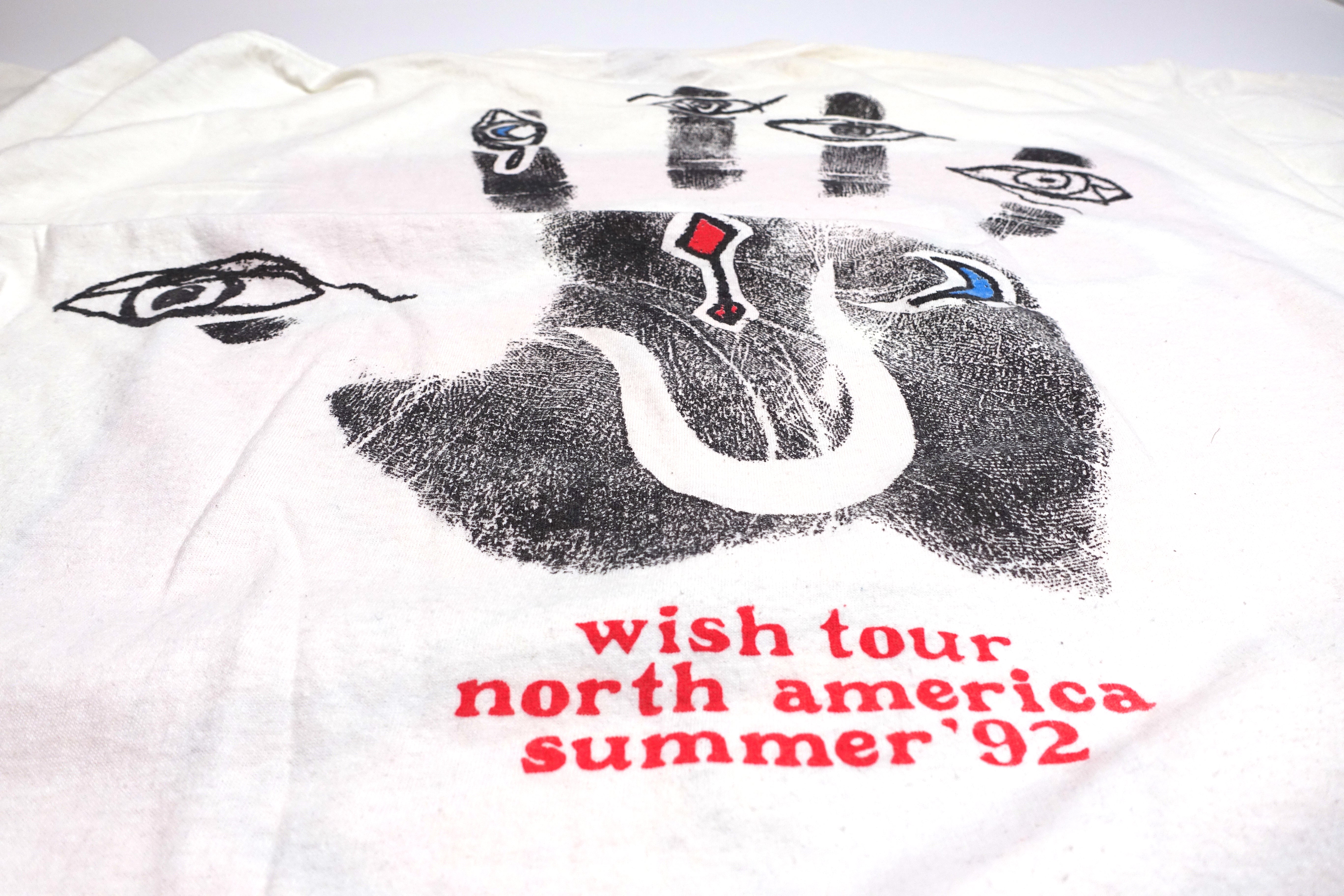 the Cure - Wish North American Summer 1992 Tour Shirt Size OSFA / XL