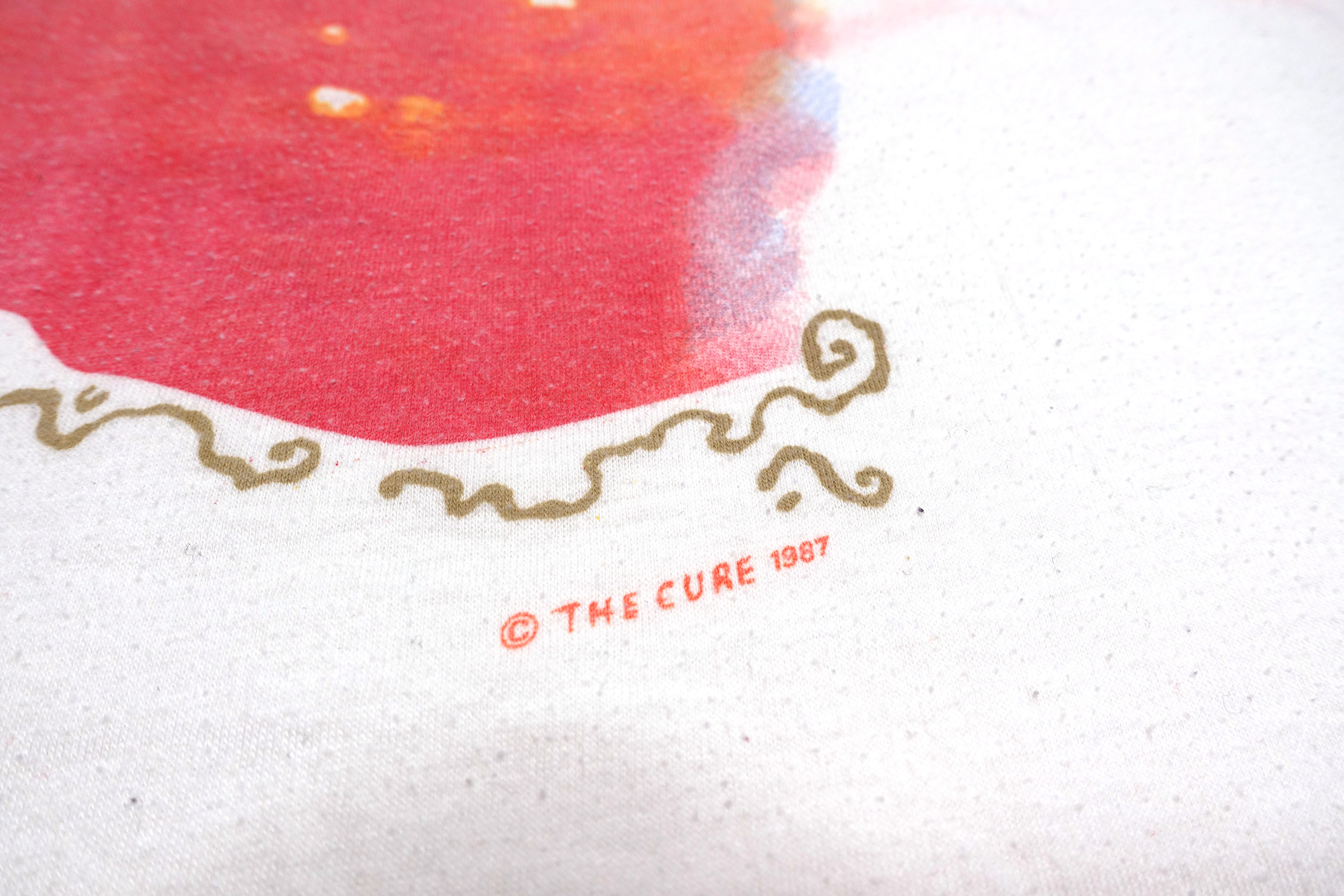 the Cure - Kiss Me, Kiss Me, Kiss Me 1987 Tour Shirt Size XL