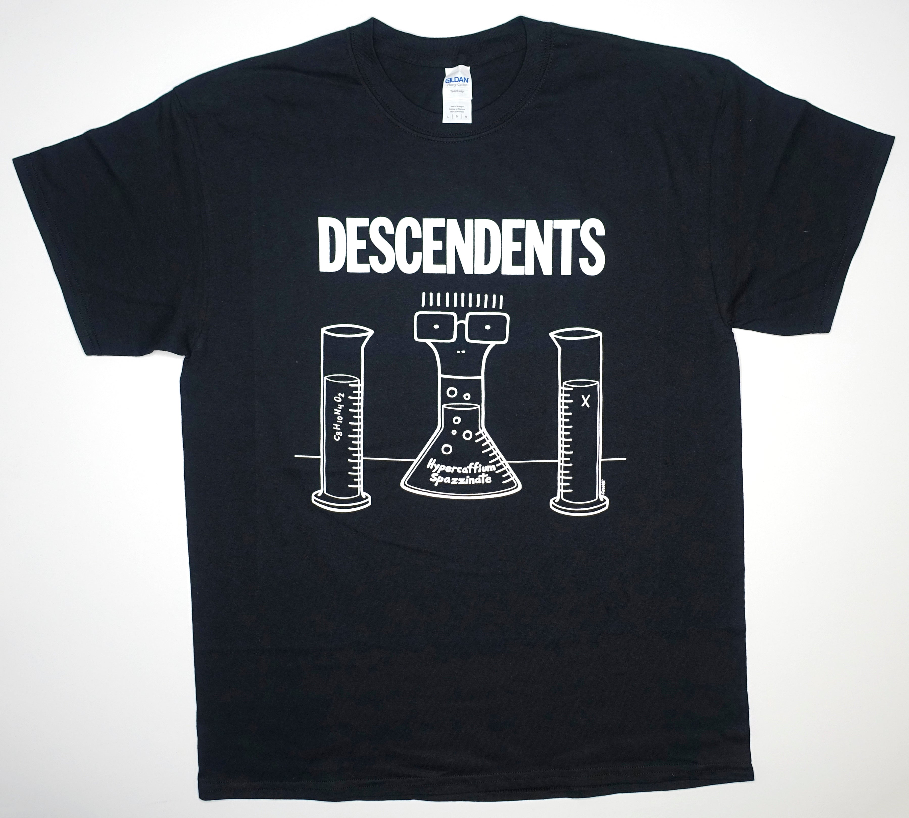 Descendents - Hypercaffium Spazzinate World Tour Shirt (8/4-12/10) Size Large