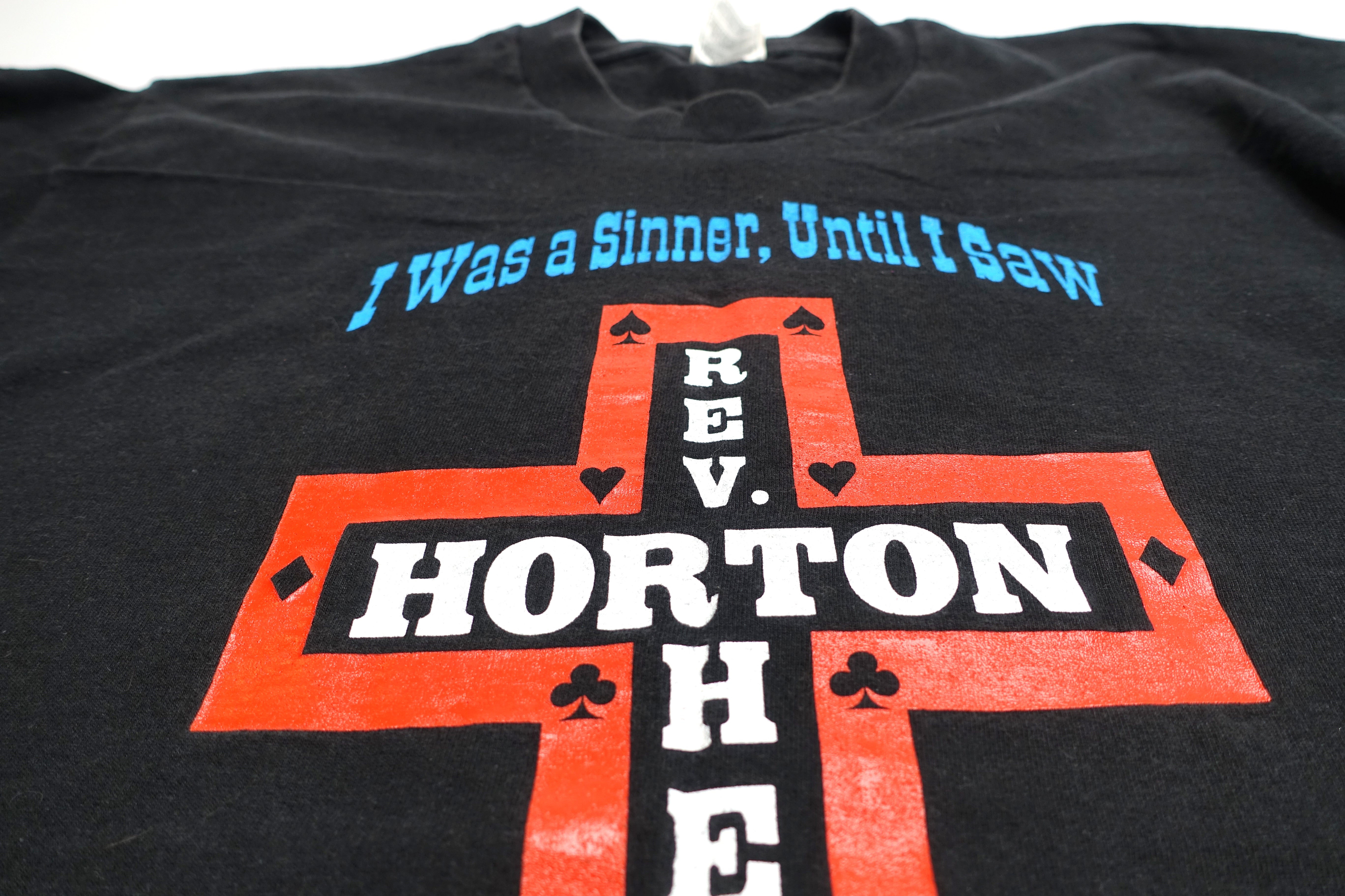 Reverend Horton Heat - I Was A Sinner until I Saw 1993 Tour Shirt (2) Size XL