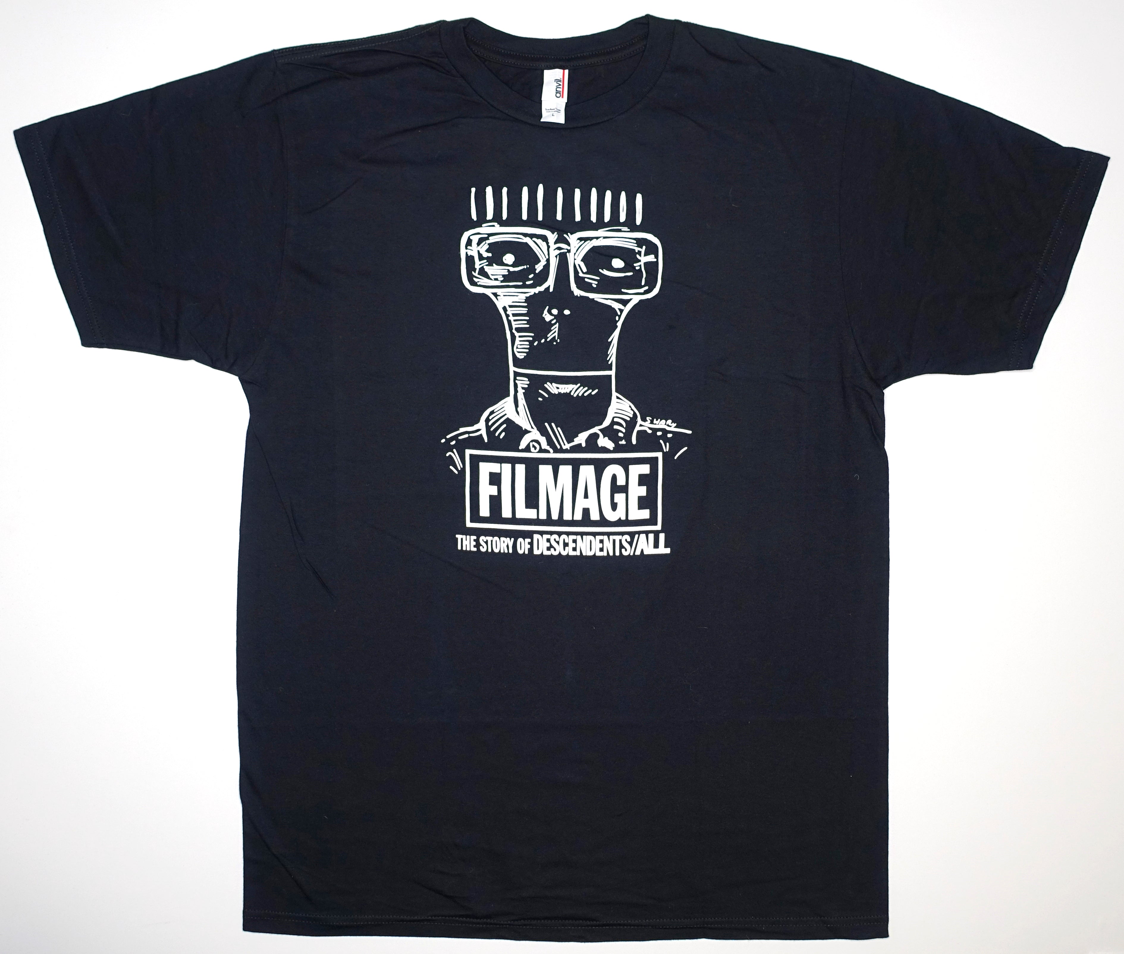 Descendents / ALL - Filmage Premiere Shirt (Black) Size Large