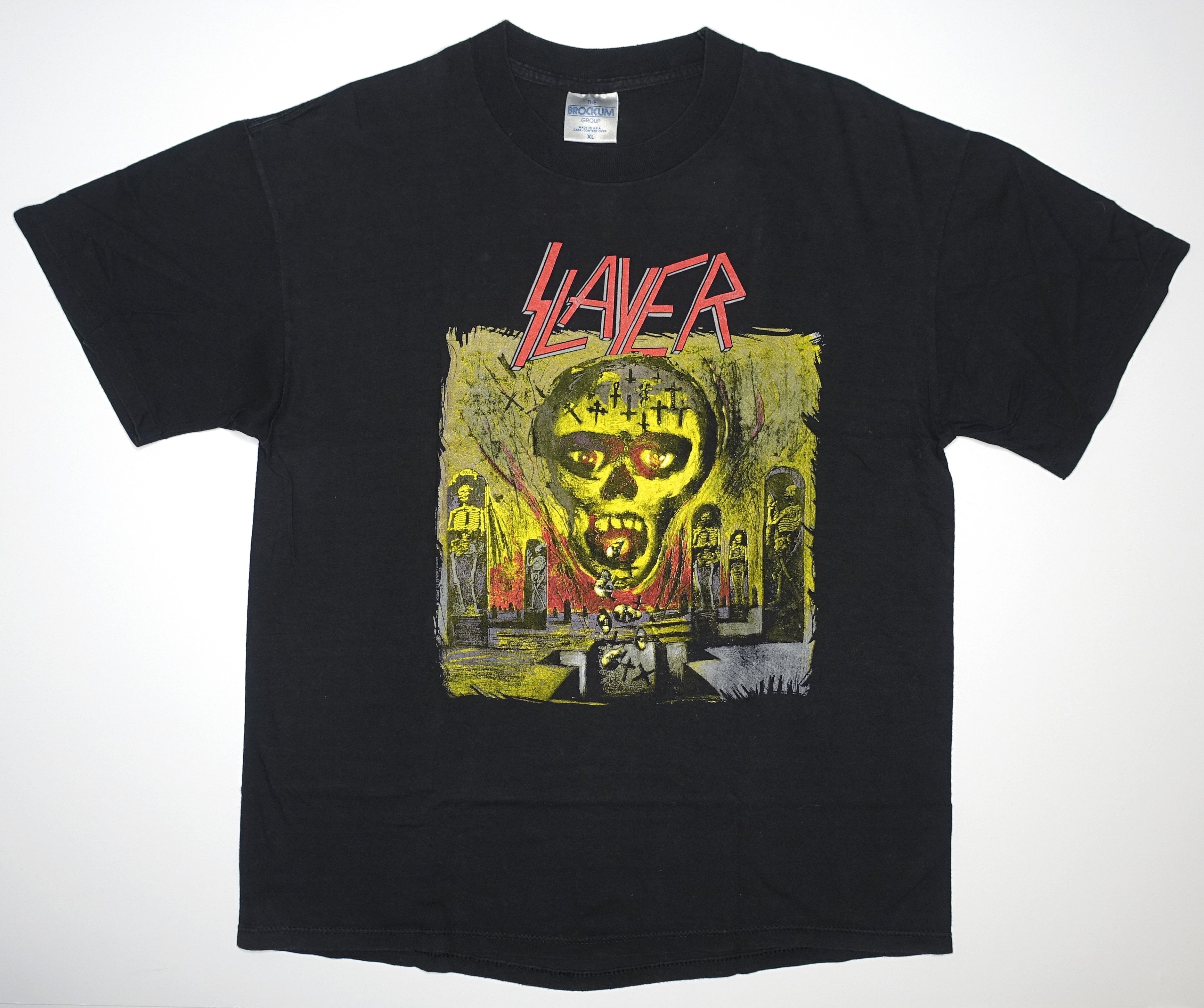 Slayer - Seasons In The Abyss 1990 Tour Shirt Size XL