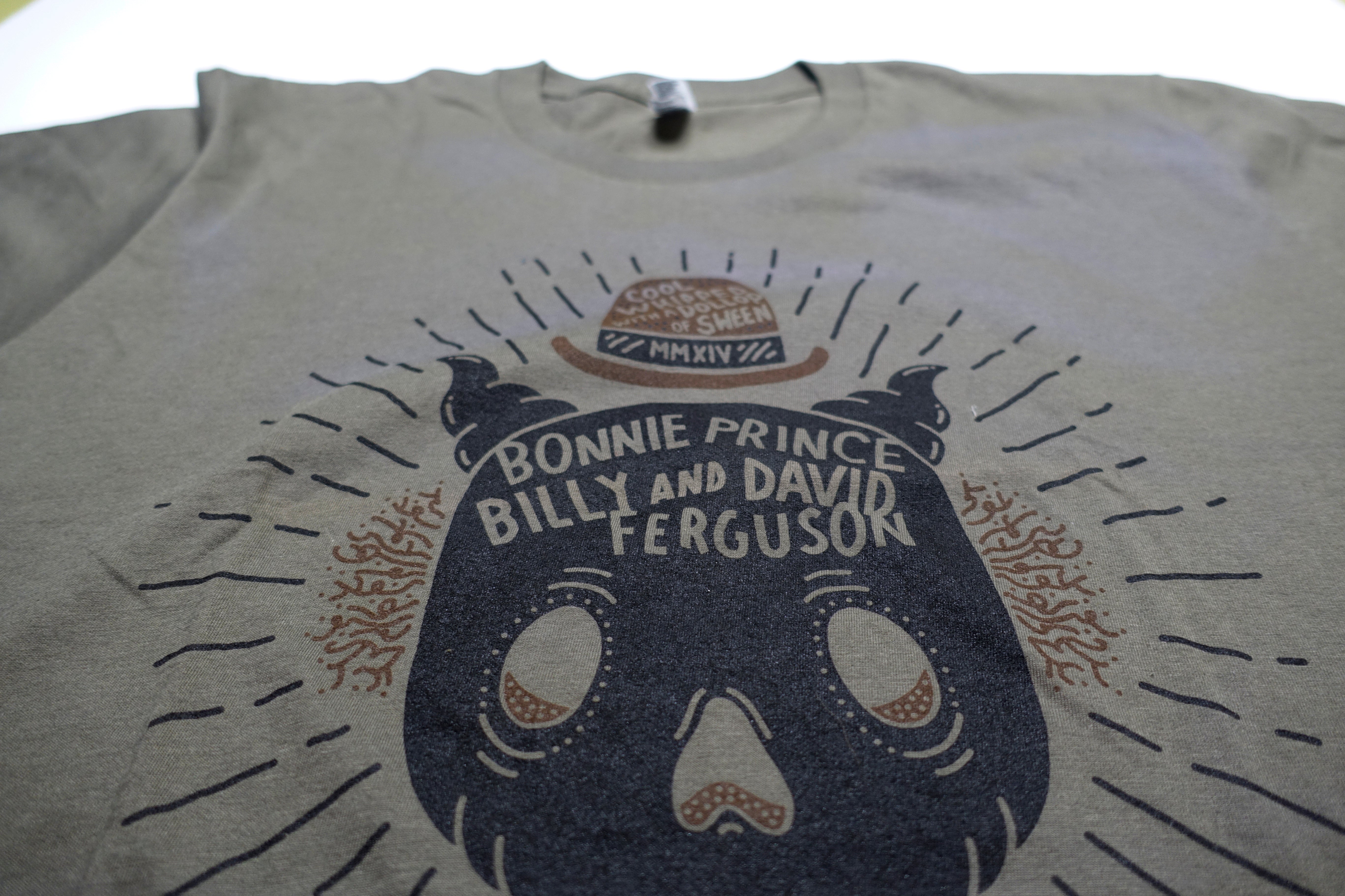 Bonnie "Prince" Billy & David Ferguson - 2013 Tour Shirt Size Large