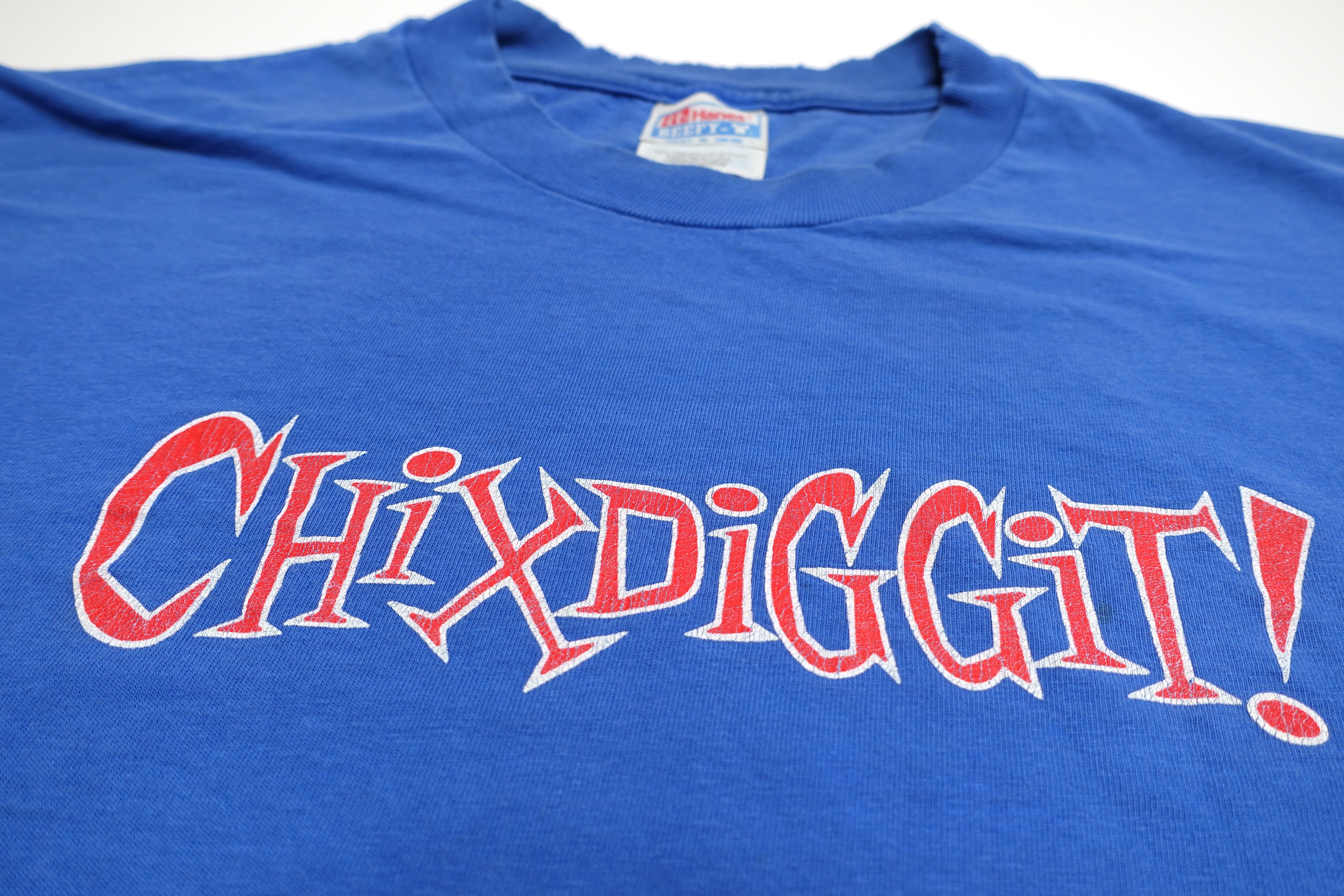 Chixdiggit! - Chixdiggit! 90's Tour Shirt Size XL (Blue)