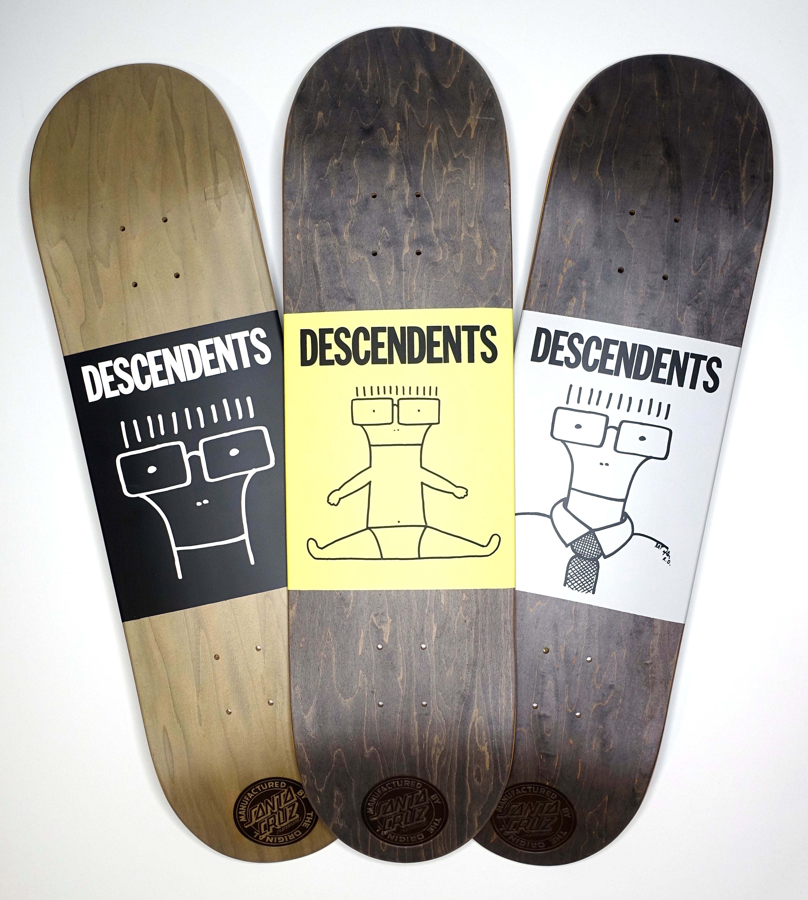 Descendents - Milo Head Team Santa Cruz LTD ED Skateboard Deck W/Flexi