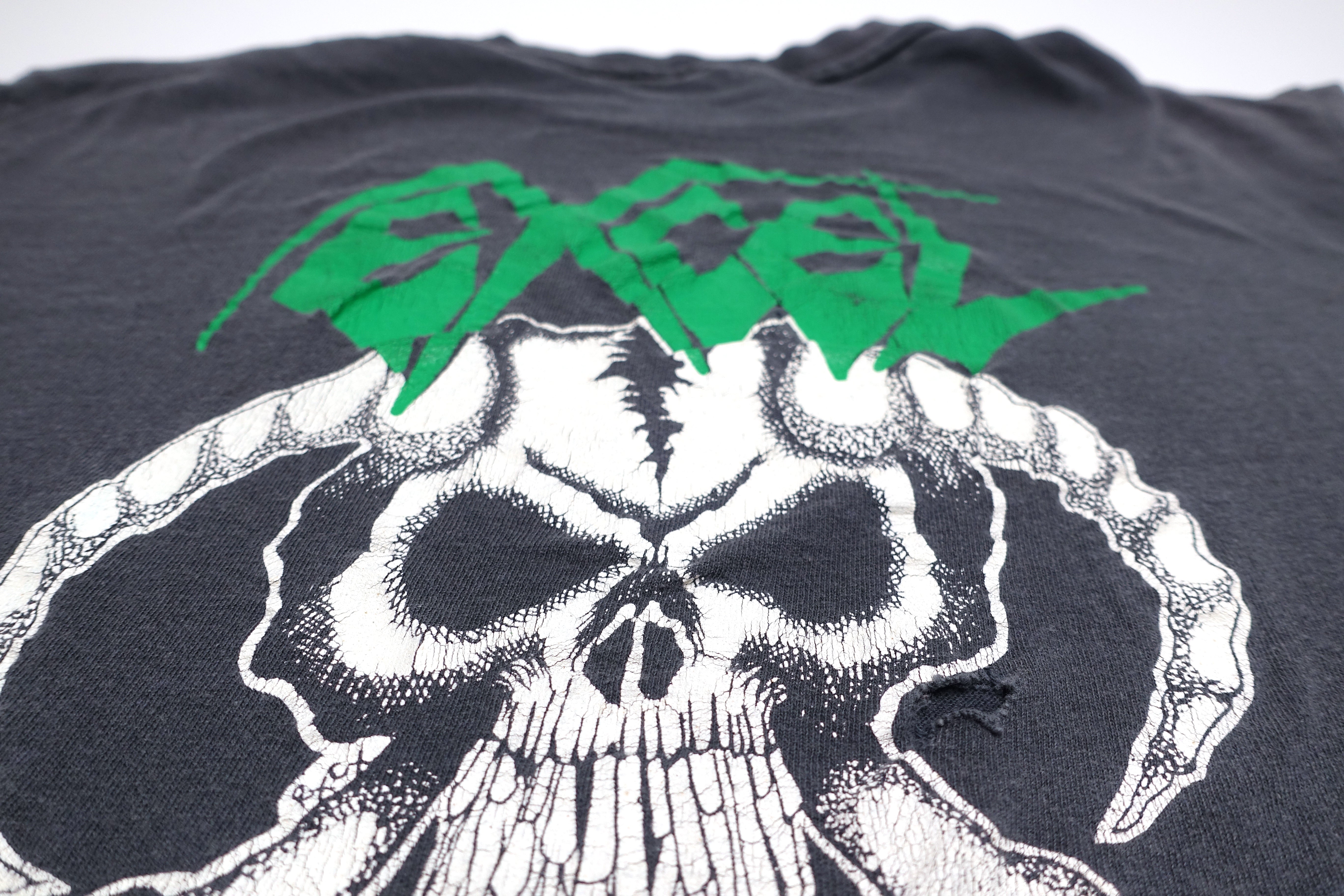 Excel ‎– Split Image / Ric Clayton Skull 1987 Tour Shirt Size XL