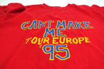 Bracket - Can't Make Me Tour Europe 1995 Shirt Size XL