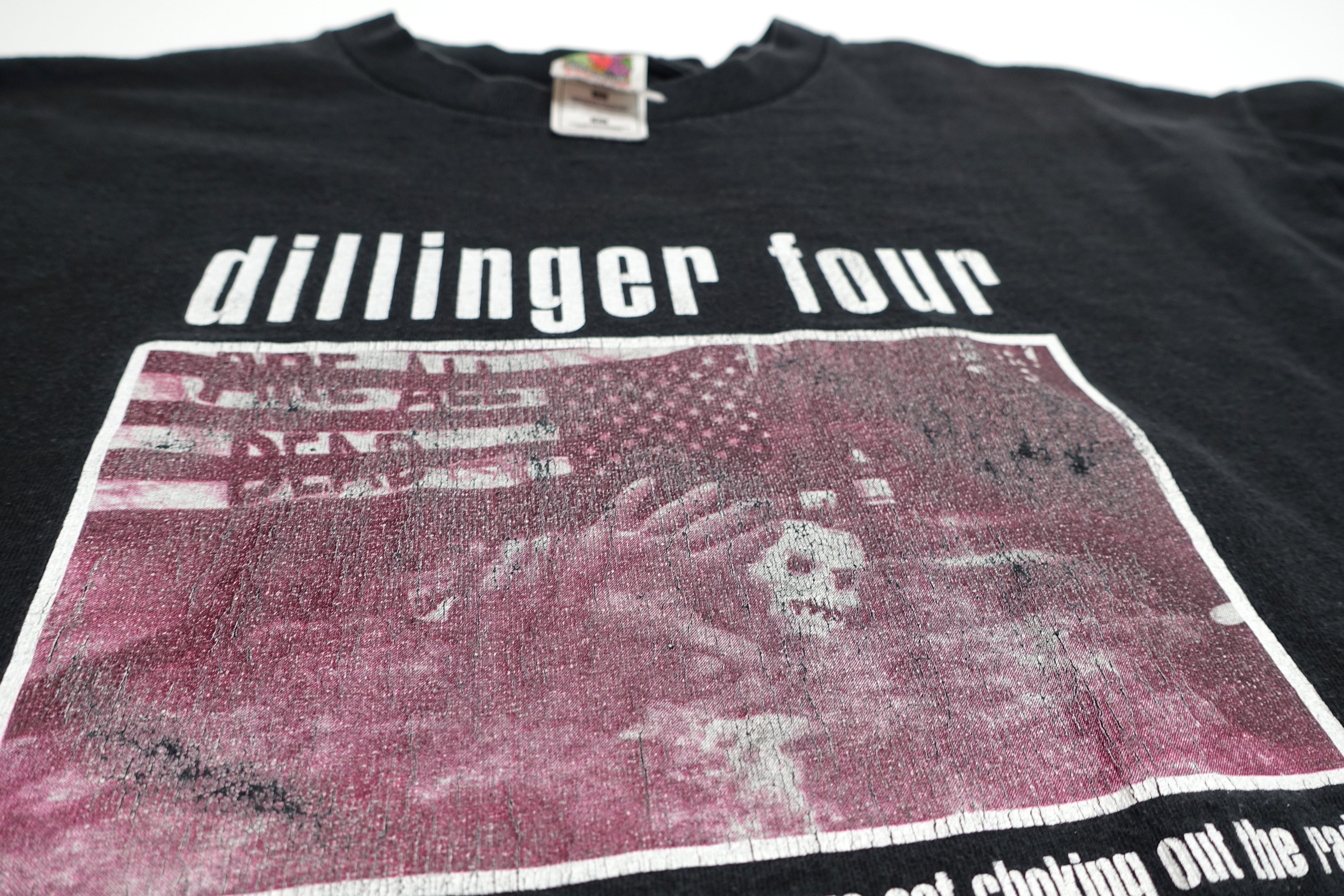 Dillinger Four ‎– Midwestern Songs Of The Americas 1998 Tour Shirt (FOTL) Size XL