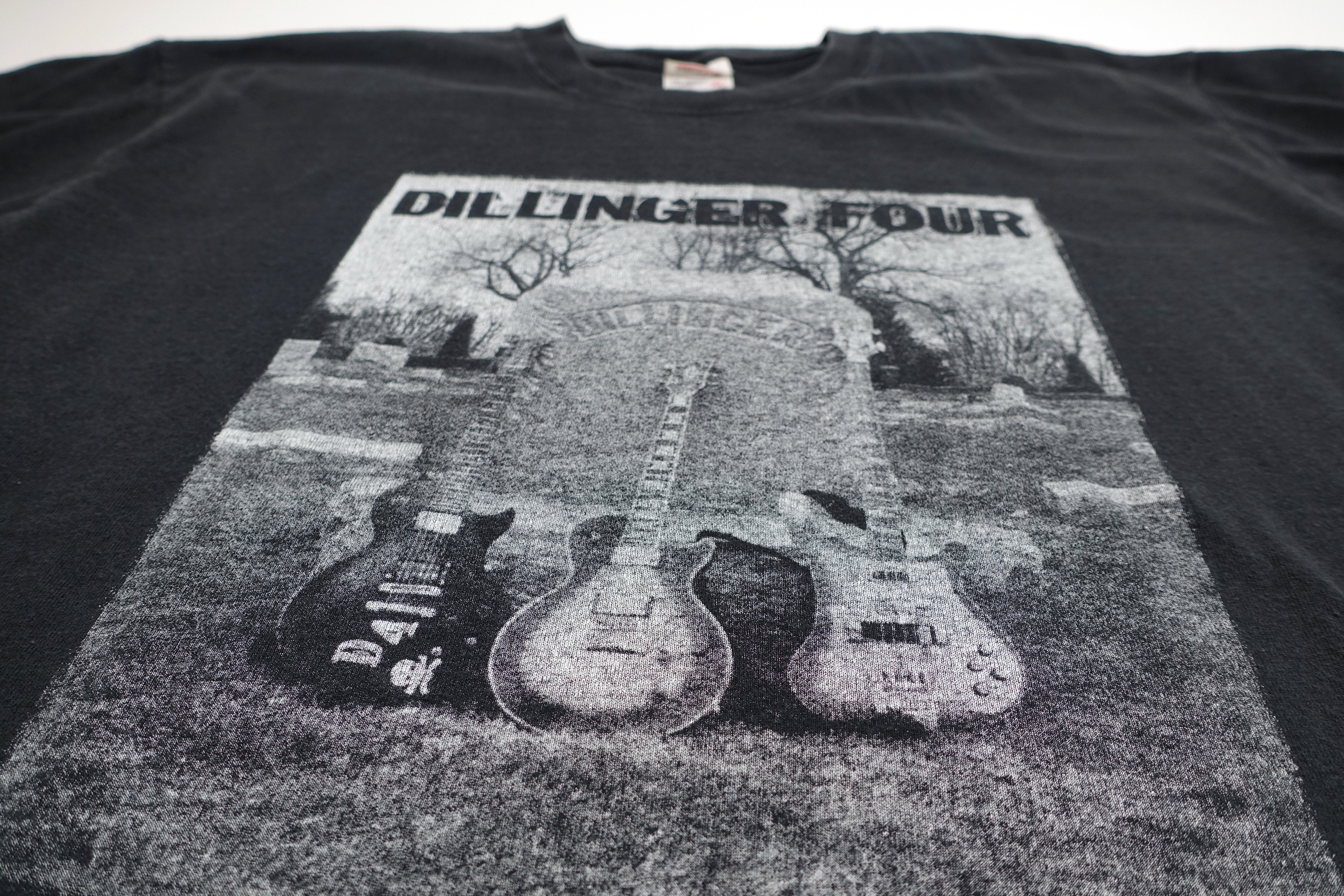 Dillinger Four ‎– Gravestones / Midwestern Songs Of The Americas 1998 Tour Shirt Size (Anvil) XL