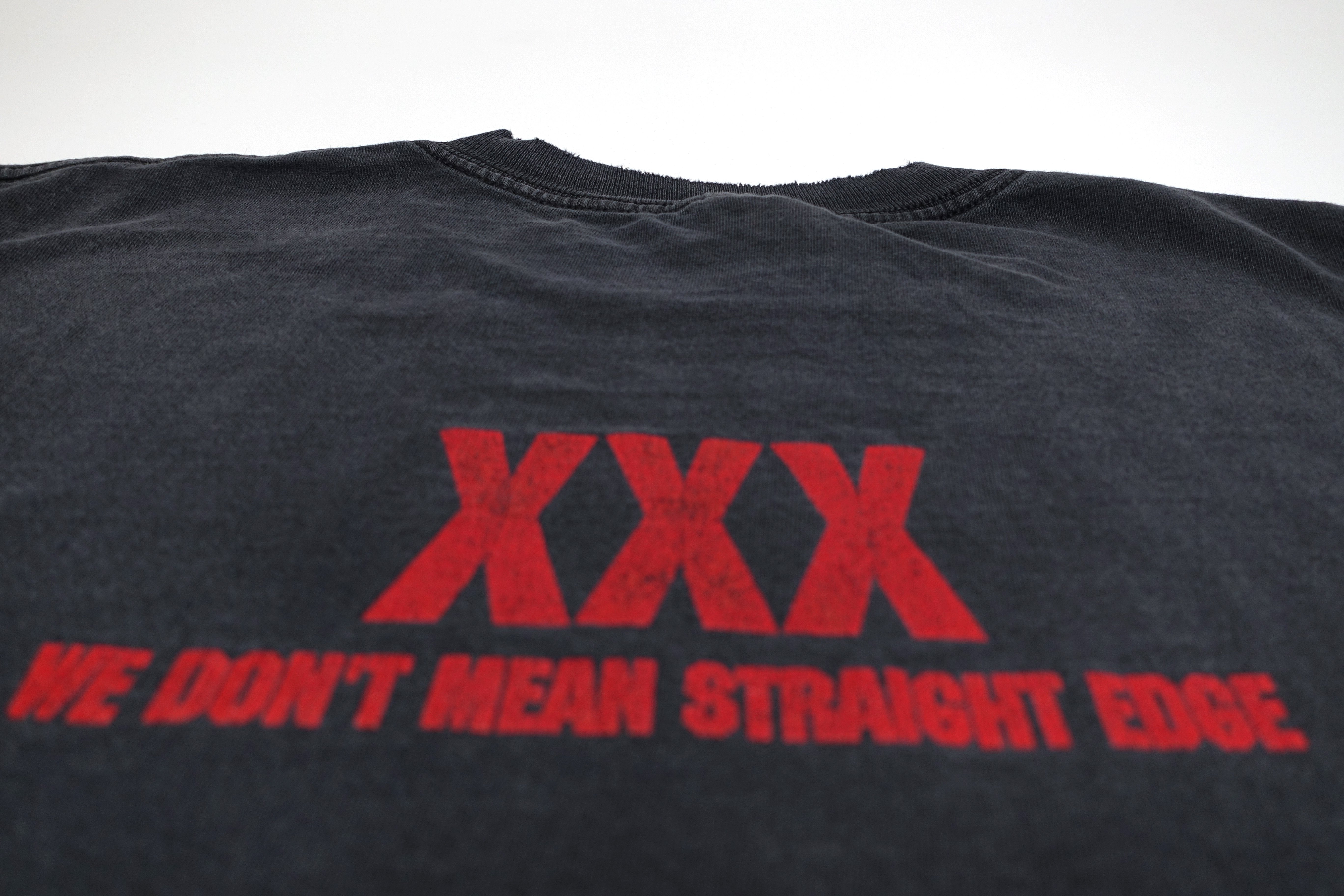 Nobodys - Generation XXX / We Dont Mean Straight Edge 1998 Tour Shirt Size XL