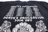 Saviours - Earth's Procession / Death's Procession 2011 Tour Shirt Size XL