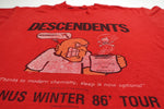 Descendents - Bonus Winter 1986 Tour Shirt Size XL