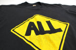 ALL - Cautionage 1988 Tour Shirt Size XL