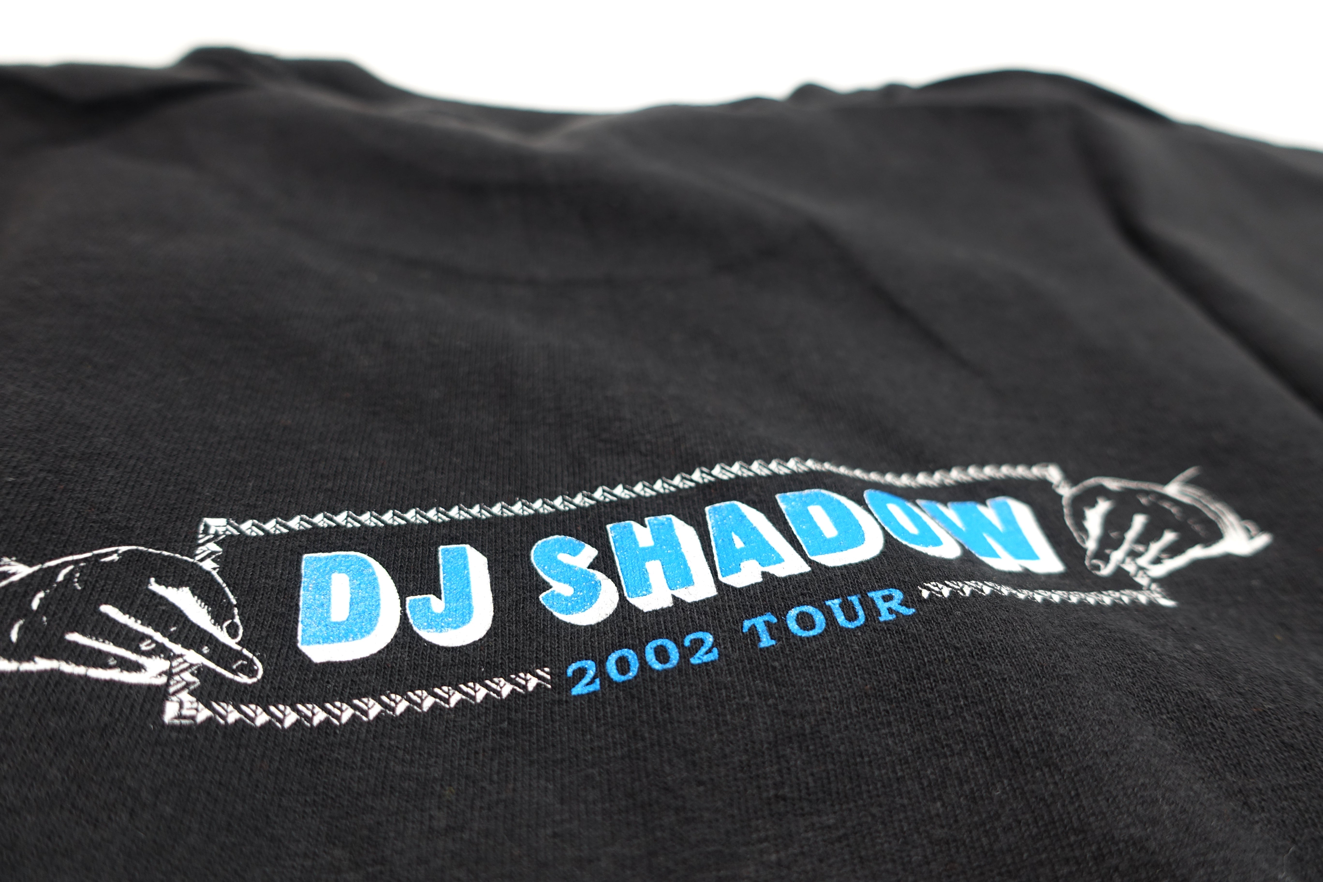 DJ Shadow - Everything Went Wrong 2002 Private Press Tour Shirt Size XL