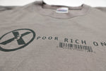 Poor Rich Ones  – Happy Happy Happy 2001 Tour Shirt Size Large