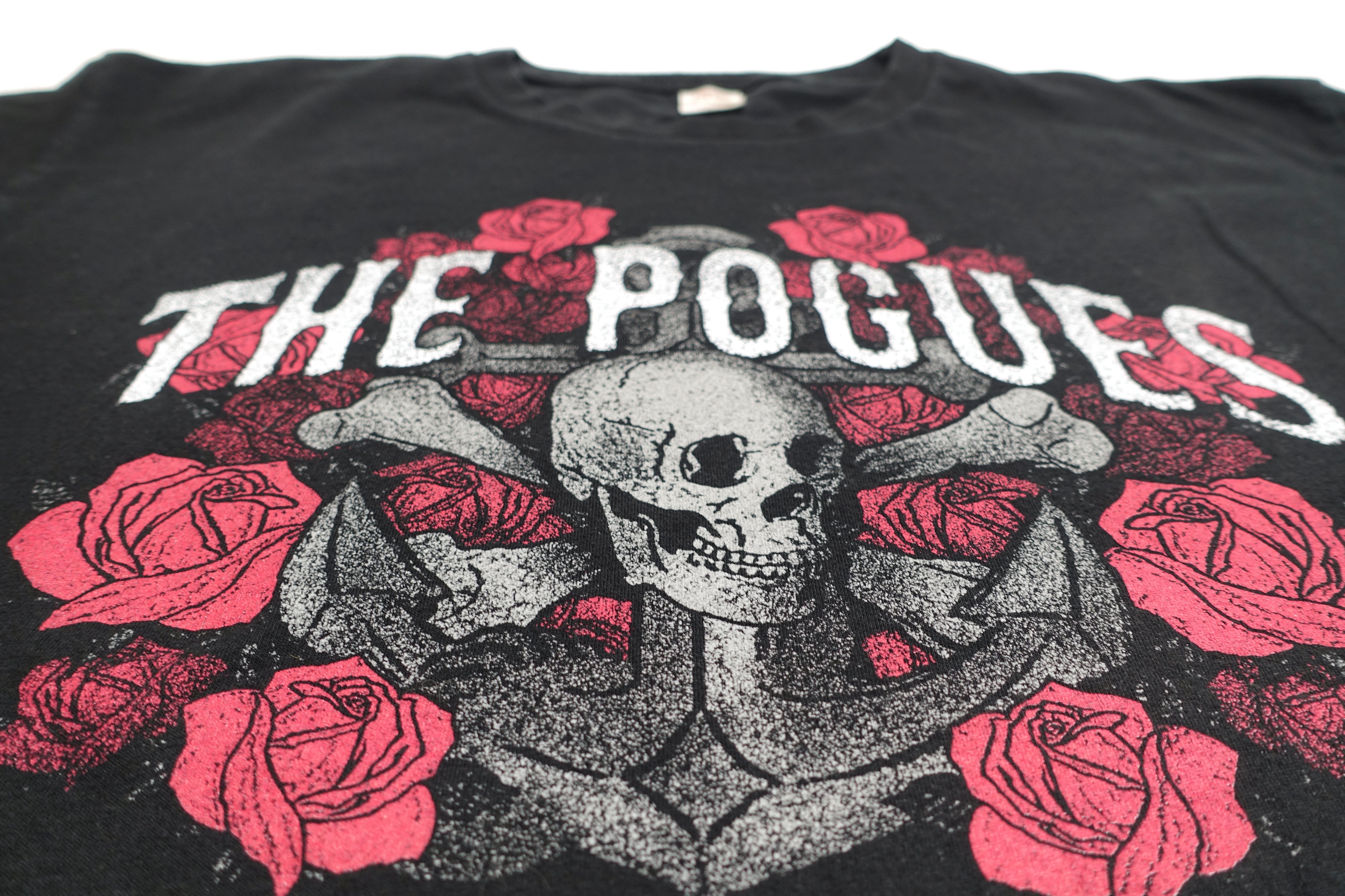 the Pogues - Skull, Anchor, and Roses 2008 Shirt Size Large