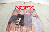 NOFX - White Trash, Two Heebs and A Bean 90's Shirt Size Large