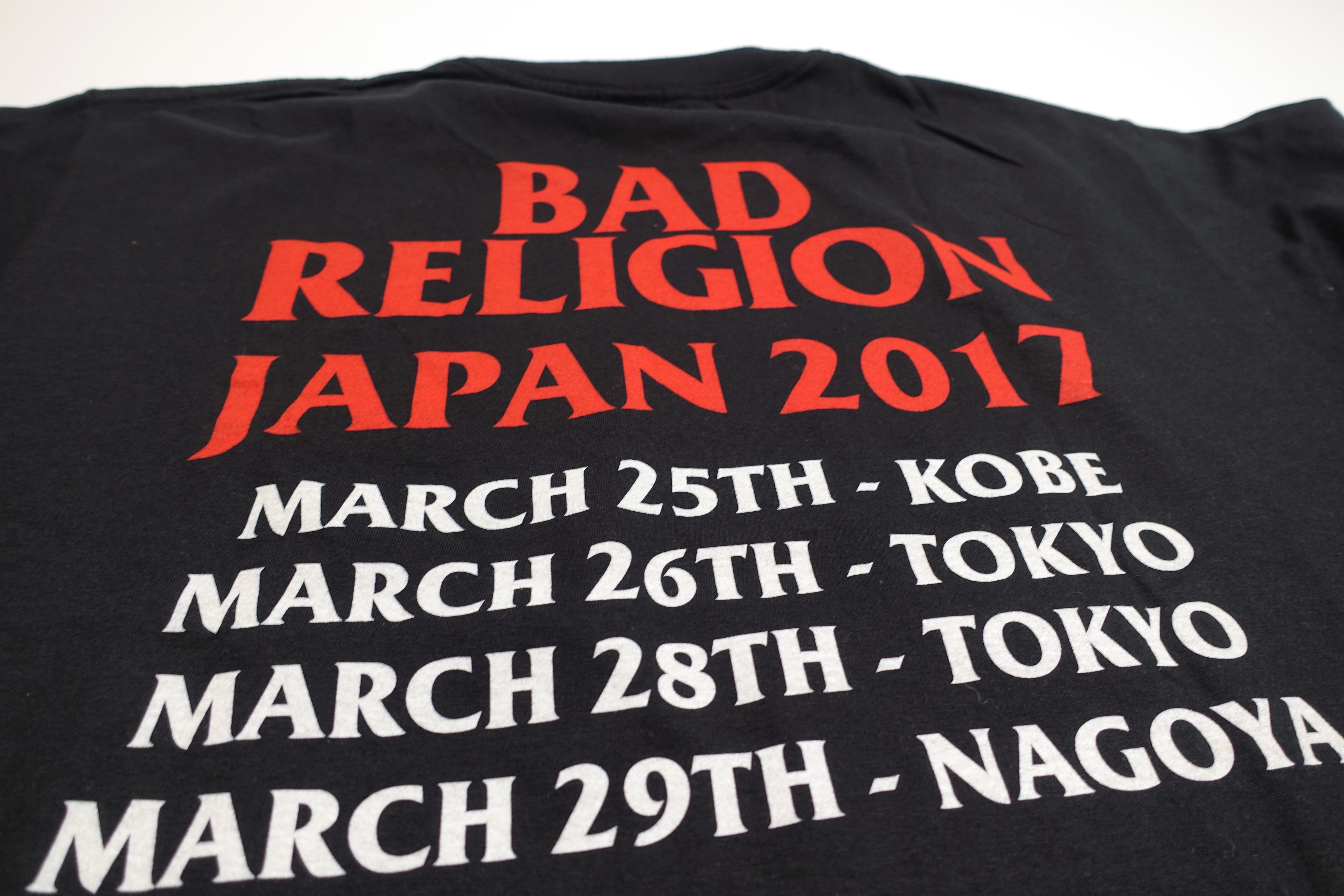 Bad Religion - Japan March 2017 Tour Shirt Size Large