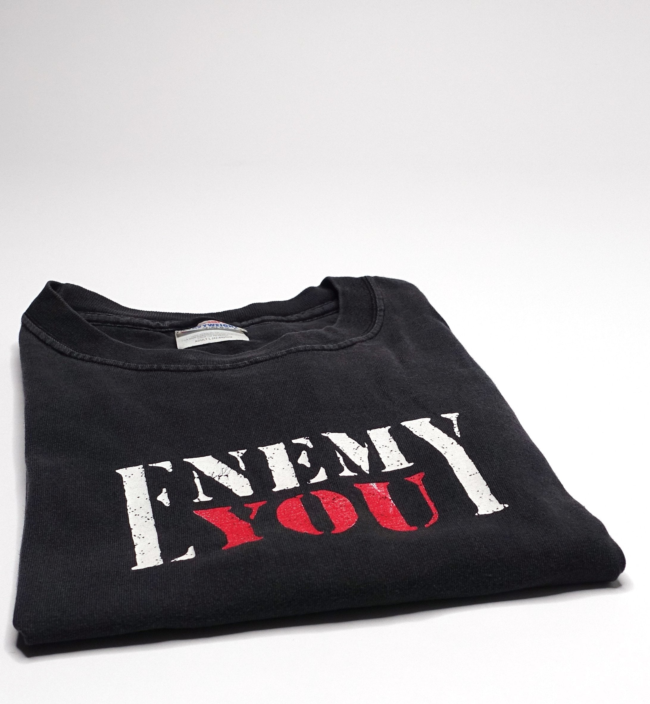 Enemy You - Where No One Knows My Name 2000 Tour Shirt Size Large