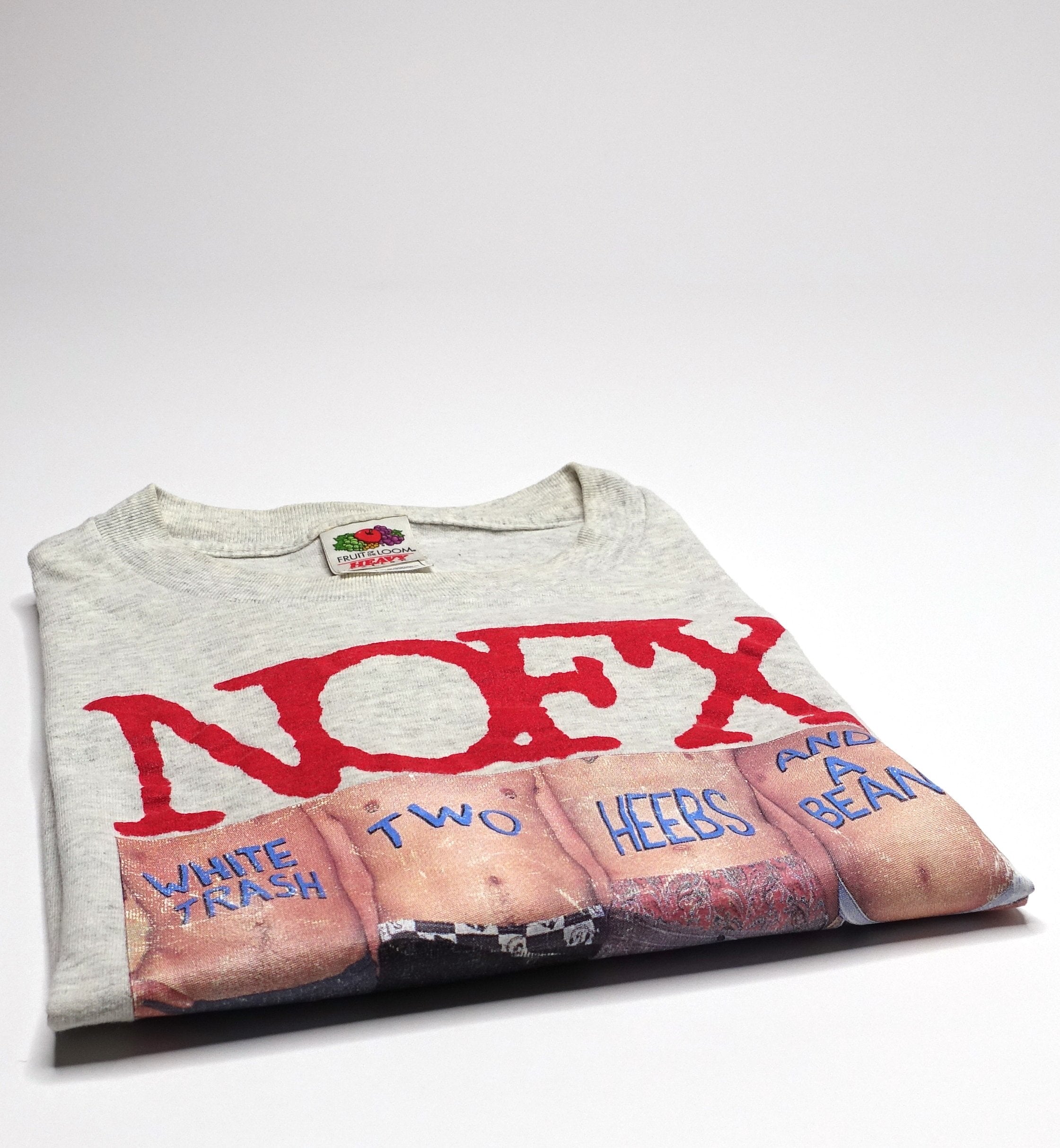 NOFX - White Trash, Two Heebs and A Bean 90's Shirt Size Large