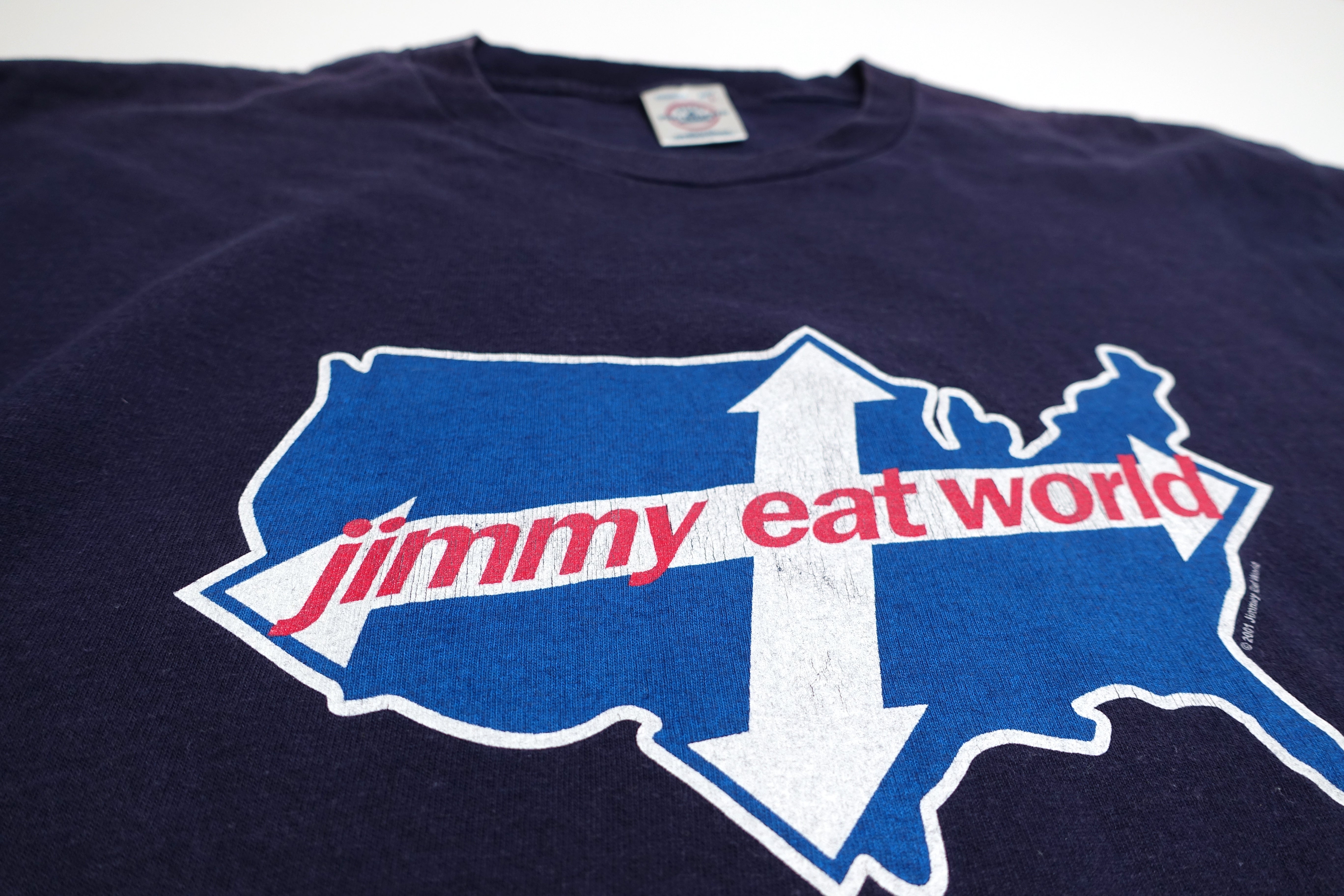 Jimmy Eat World - Bleed American Arrows 2002 Tour Shirt Size Large