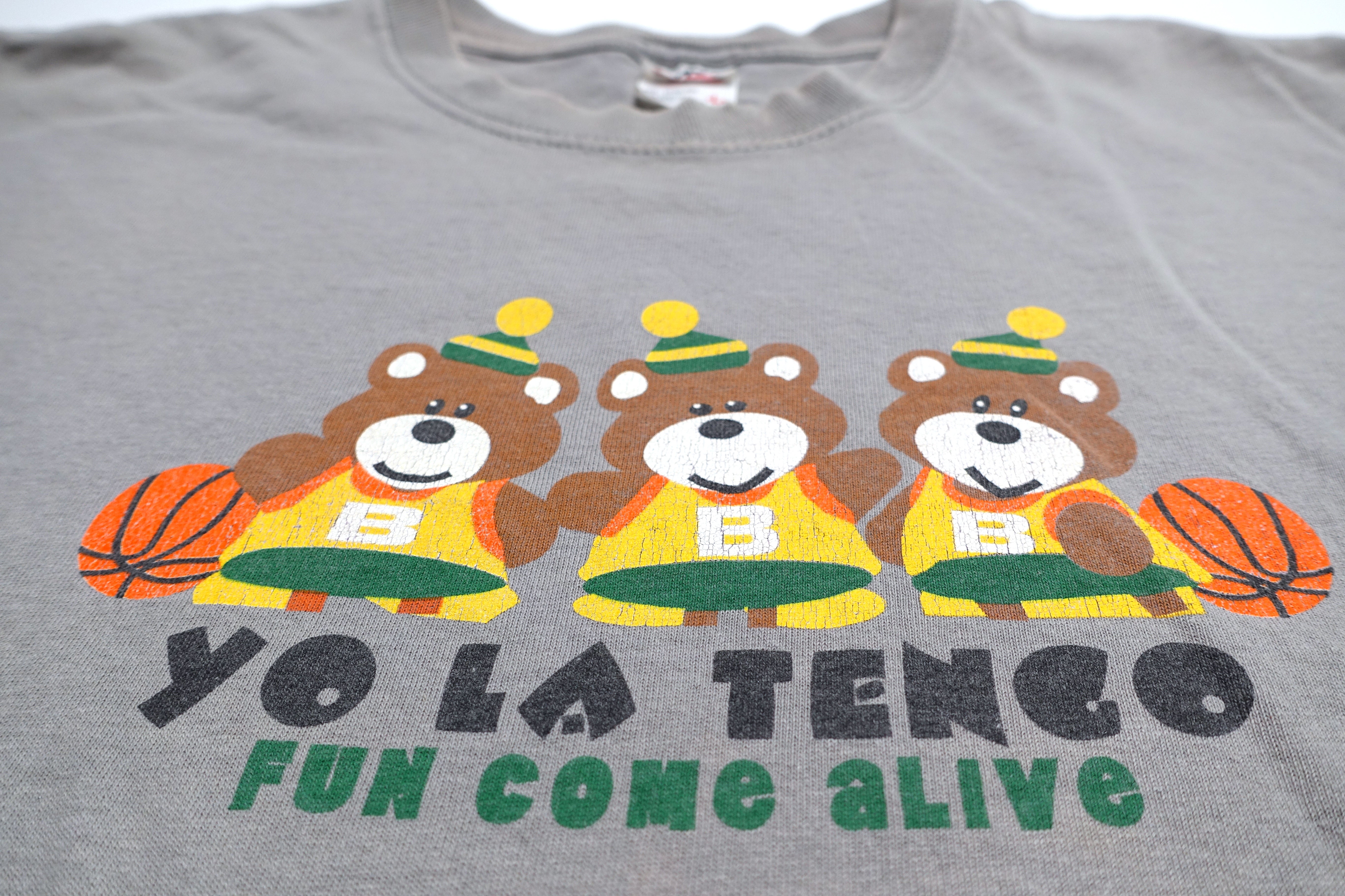 Yo La Tengo ‎– Basketball bears / Fun Come Alive Tour Shirt Size Large