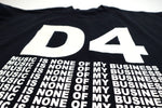Dillinger Four ‎– Music Is None Of My Business 90's Tour Shirt Size Medium