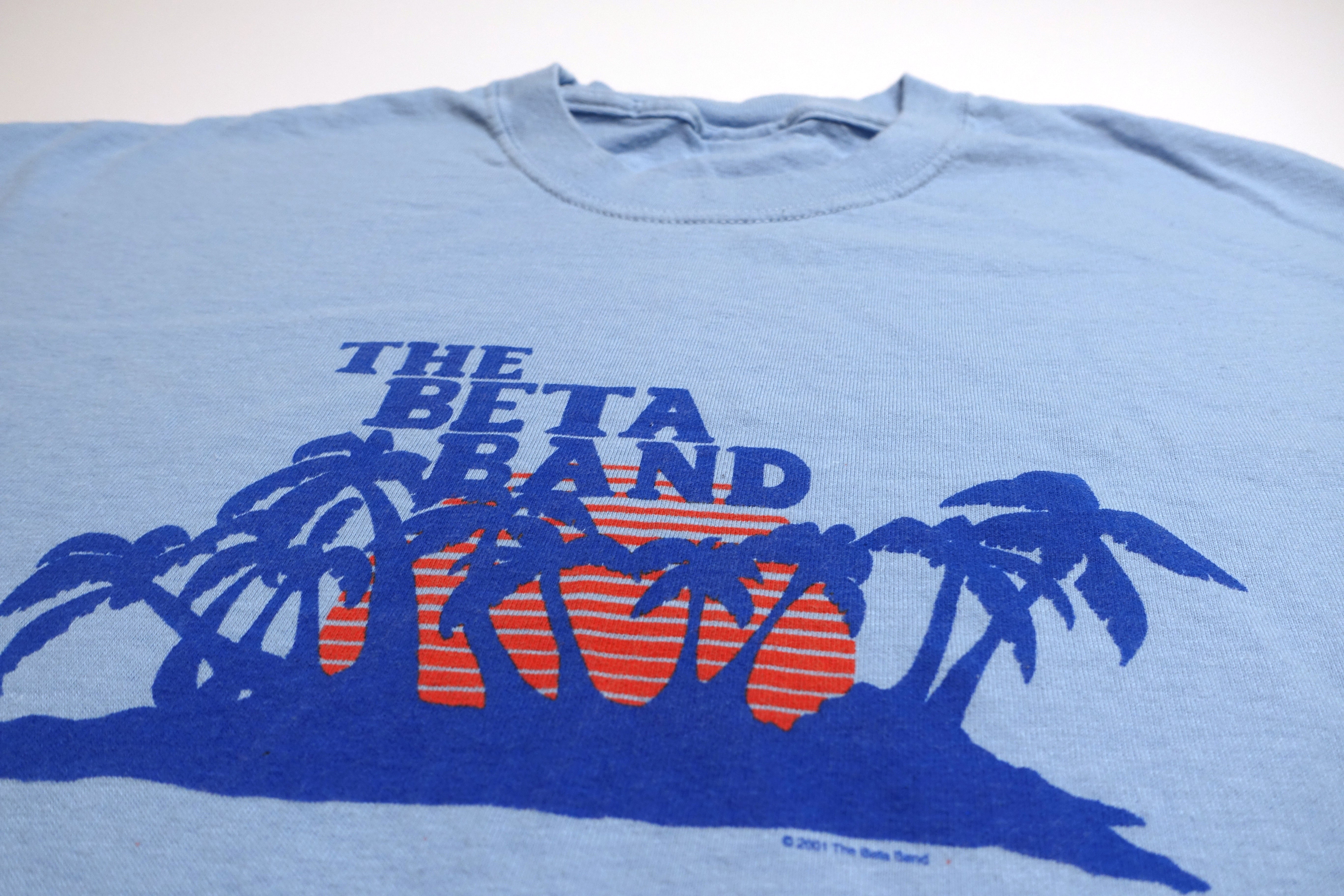 Beta Band - Tropical Paradise / Hot Shots II 2001 Tour Shirt Size XL