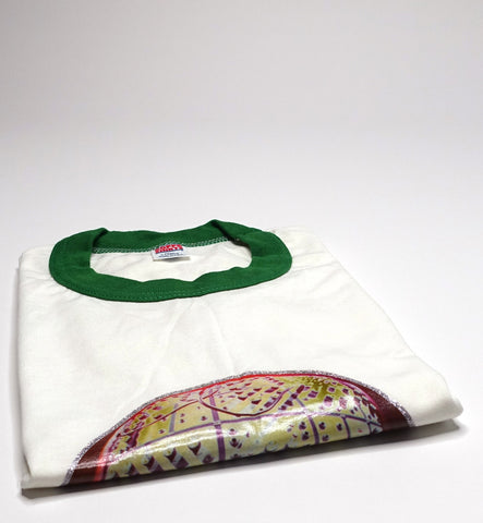 Stereolab – Ping Pong 90's Tour White/Green Ringer Shirt Size XL