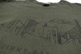 Jimmy Eat World - City Scape Sketch Tour Shirt Size Medium