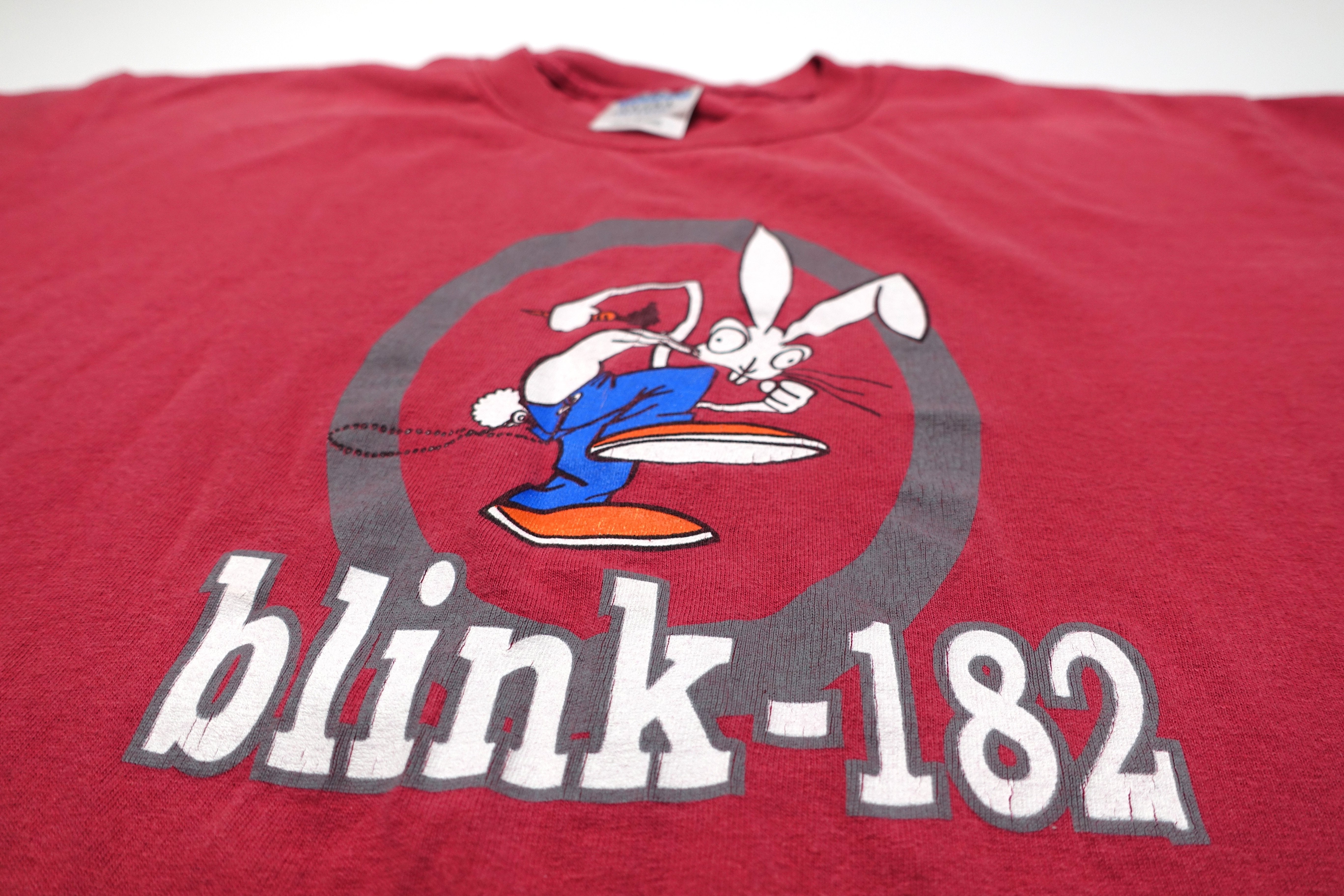 Blink-182 - Skank Rabbit 90's Tour Shirt Size Large