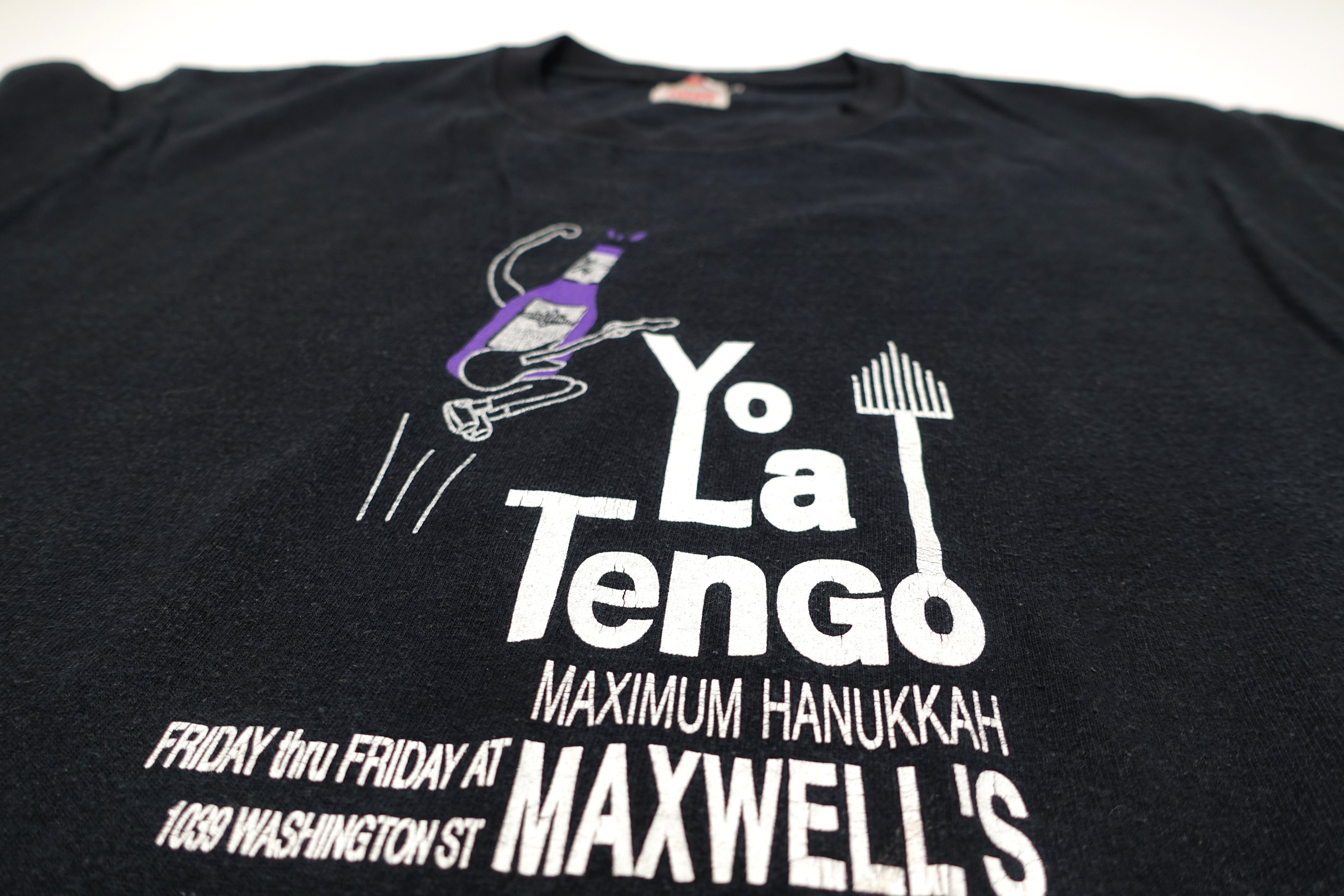 Yo La Tengo ‎– Maximum Hanukkah Tour Shirt Size Medium