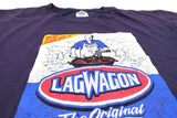 Lagwagon - Plays Louder, Rocks Harder Kingsford BBQ Charcoal 90's Tour Shirt Size Large