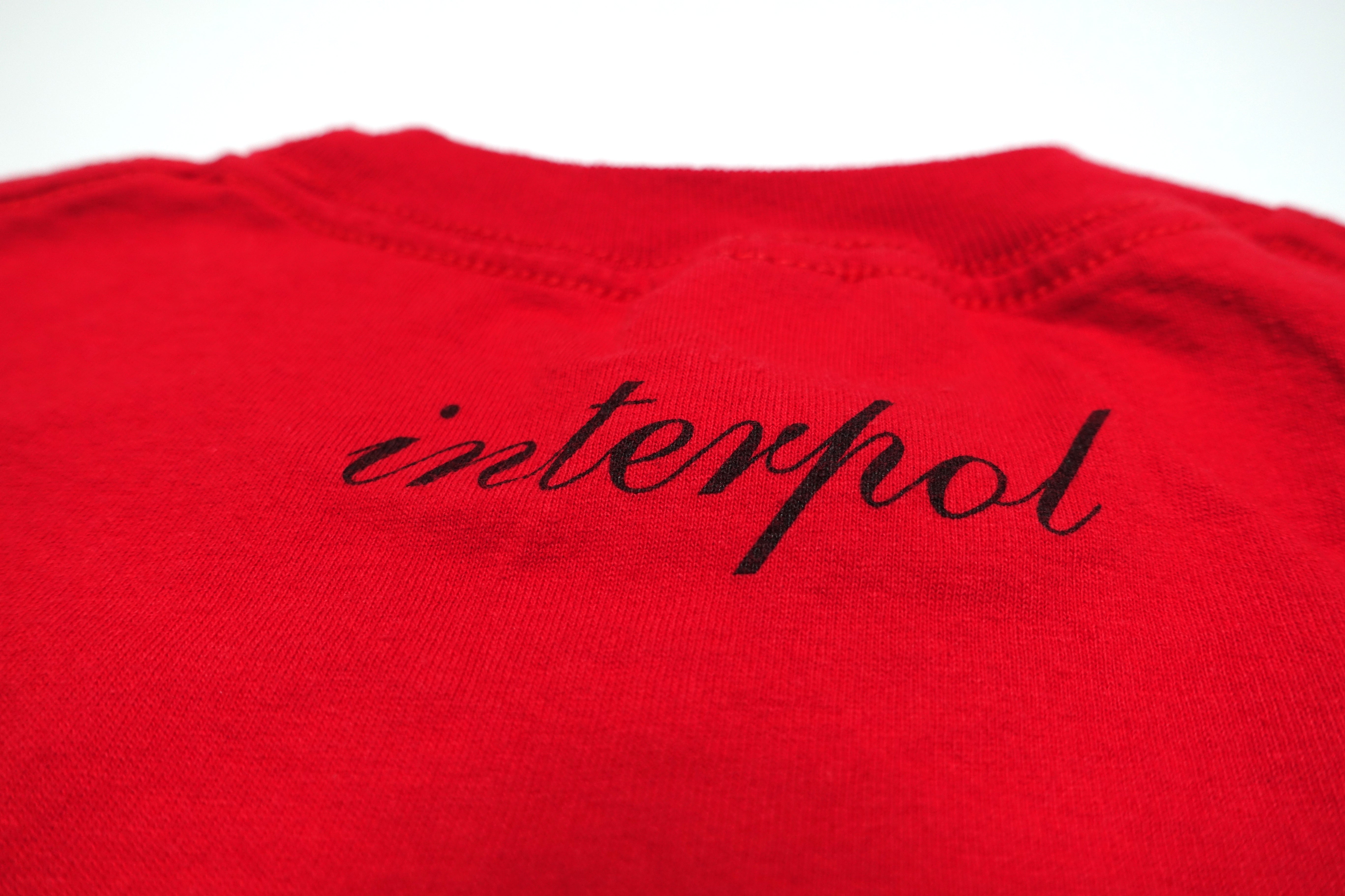 Interpol ‎– Look, It Stopped Snowing 00's Tour Shirt Size Large