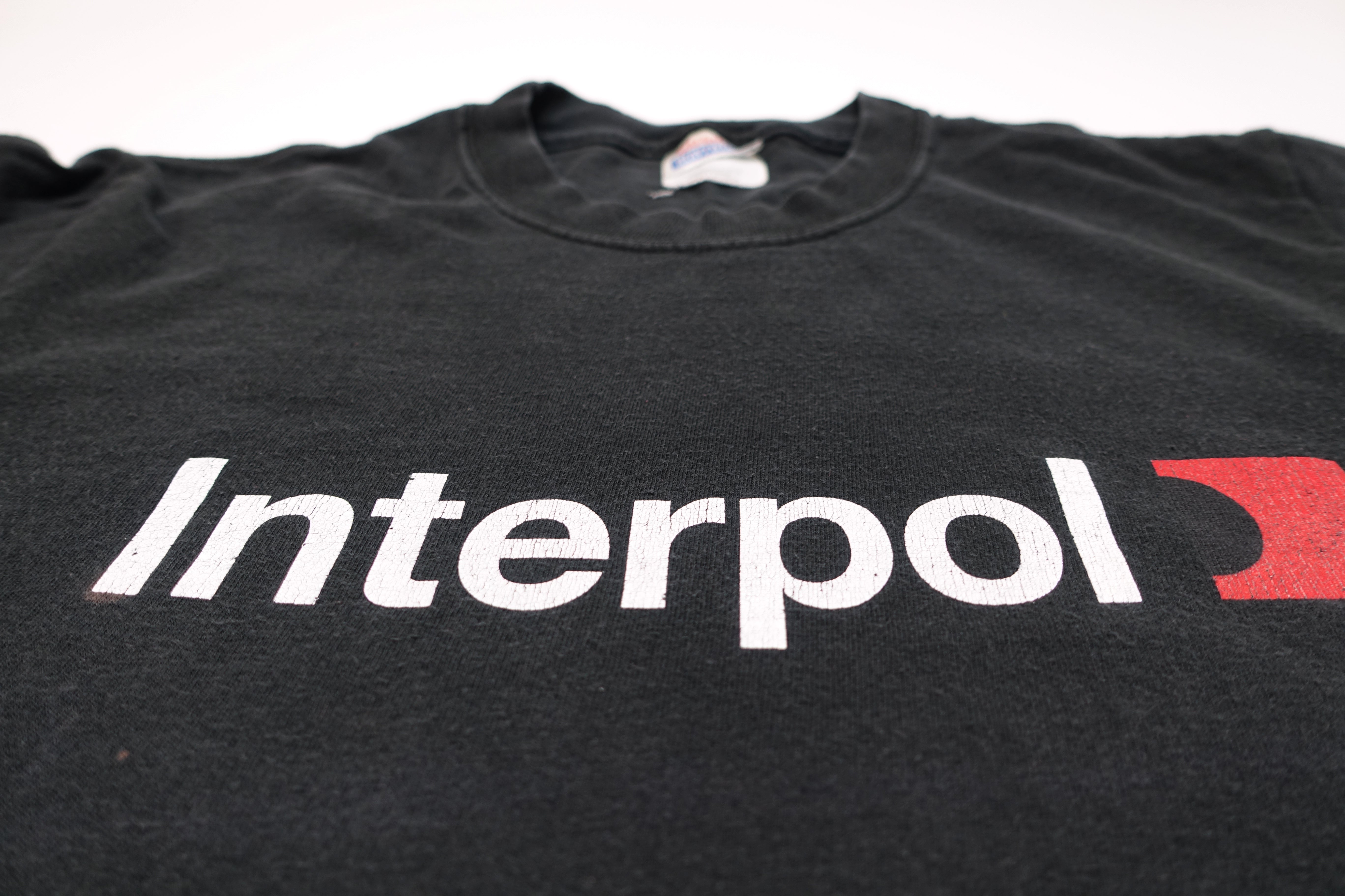 Interpol ‎– S/T EP Logo 2002 Tour Shirt Size Small