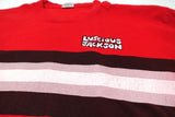 Luscious Jackson - Chest Stripes Tour Long Sleeve Shirt Size Large