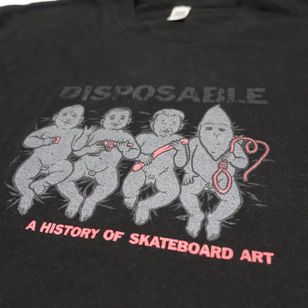 Disposable - Skateboard Book by Sean Cliver Promo Shirt Size XL