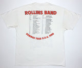 Rollins Band - Summer USA 1992 Tour Shirt Size XL