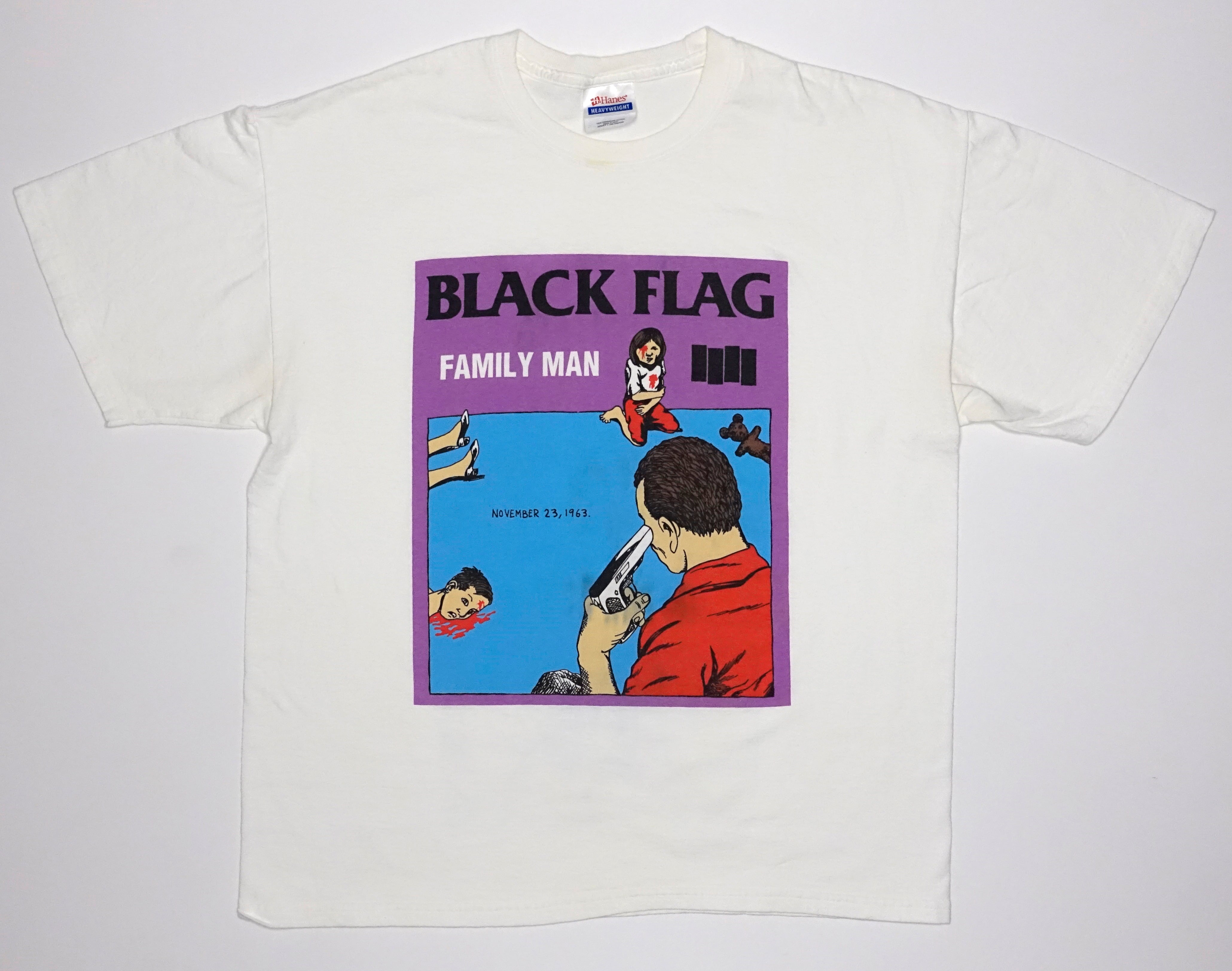 Black Flag - Family Man Tour Shirt Size Large