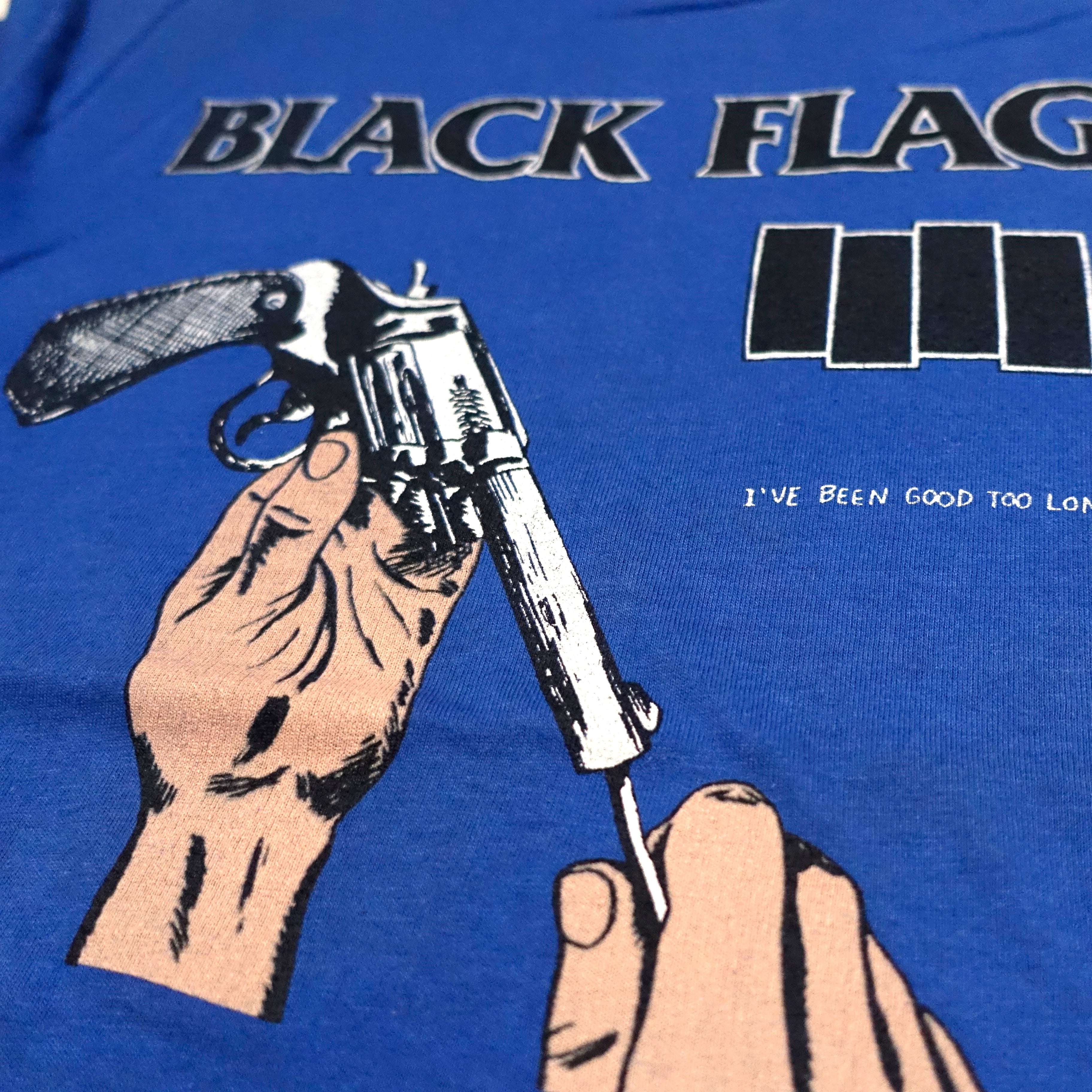 Black Flag - I've Been Good For Too Long In My Head 1986 Tour Shirt Size Large / Medium