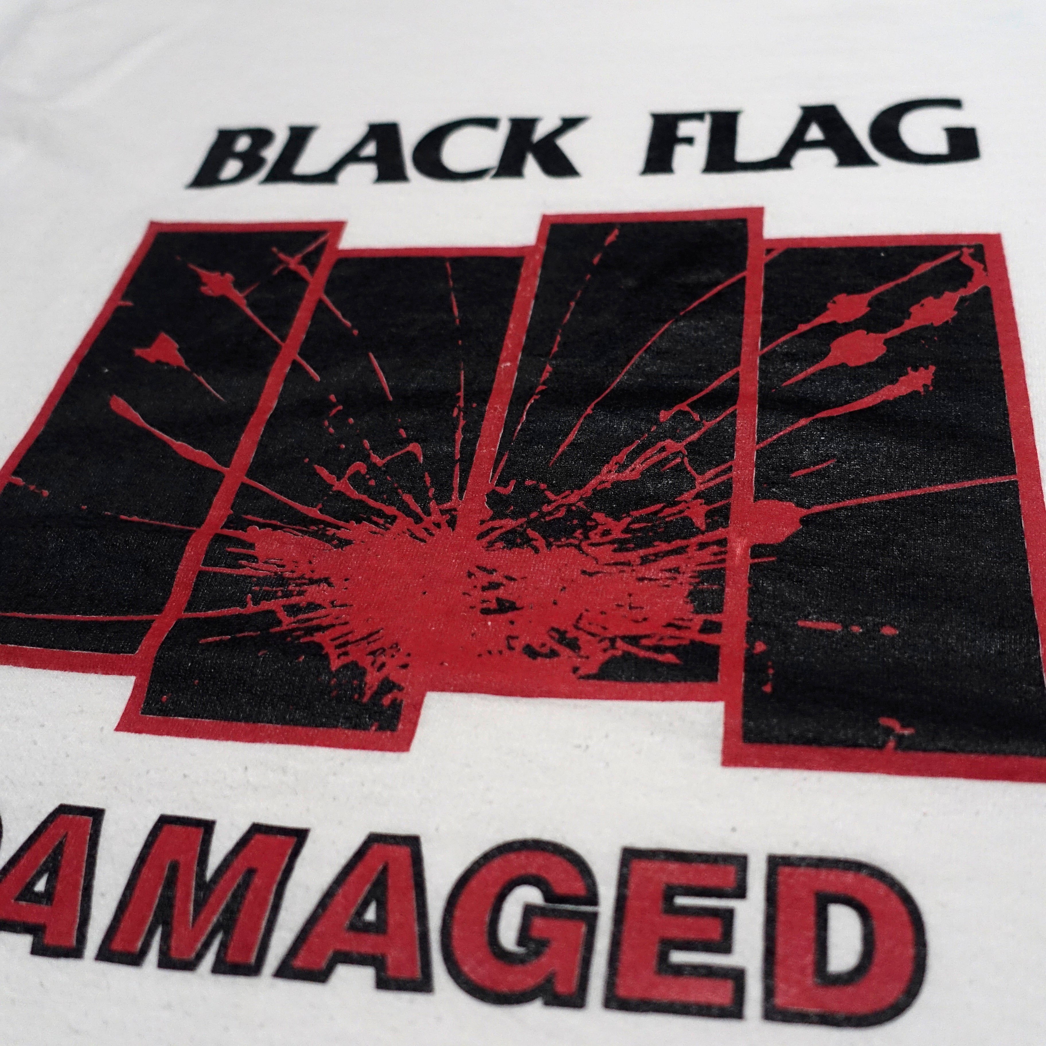 Black Flag - Damaged Tour Shirt Size Large