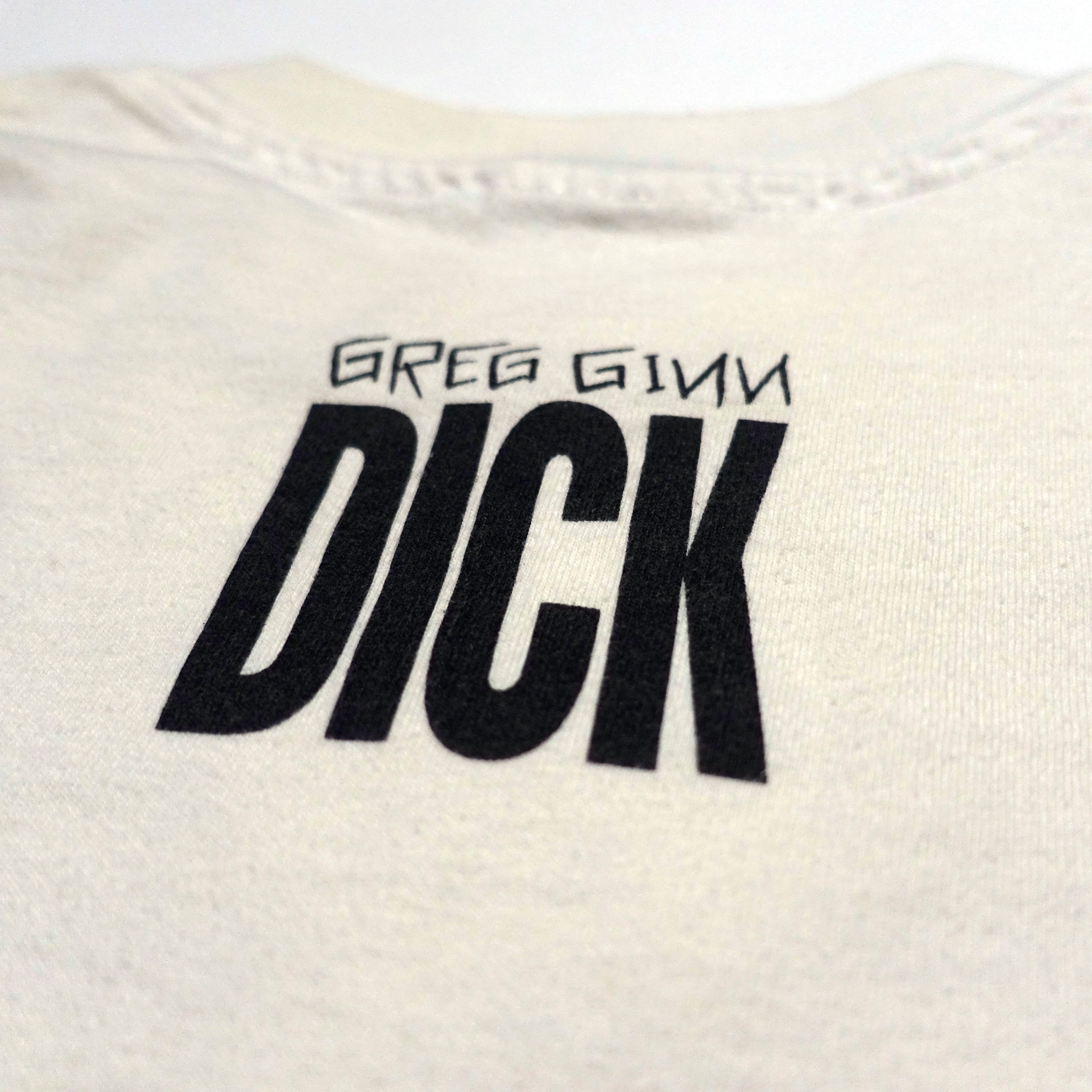 Greg Ginn - Dick Tour Shirt Size X-Large