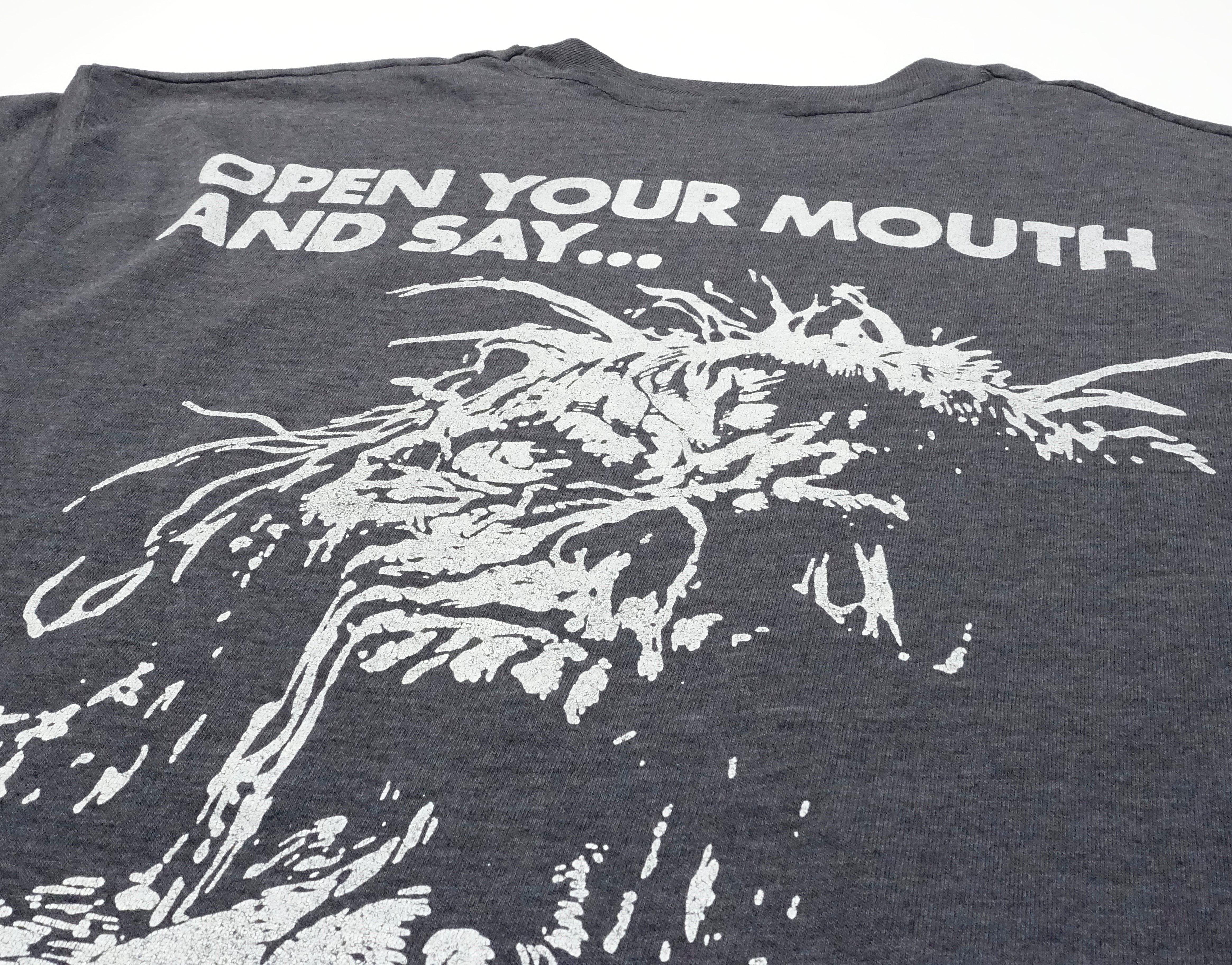SNFU - Open Your Mouth And Say... Pocket Print Tour Shirt Size Large