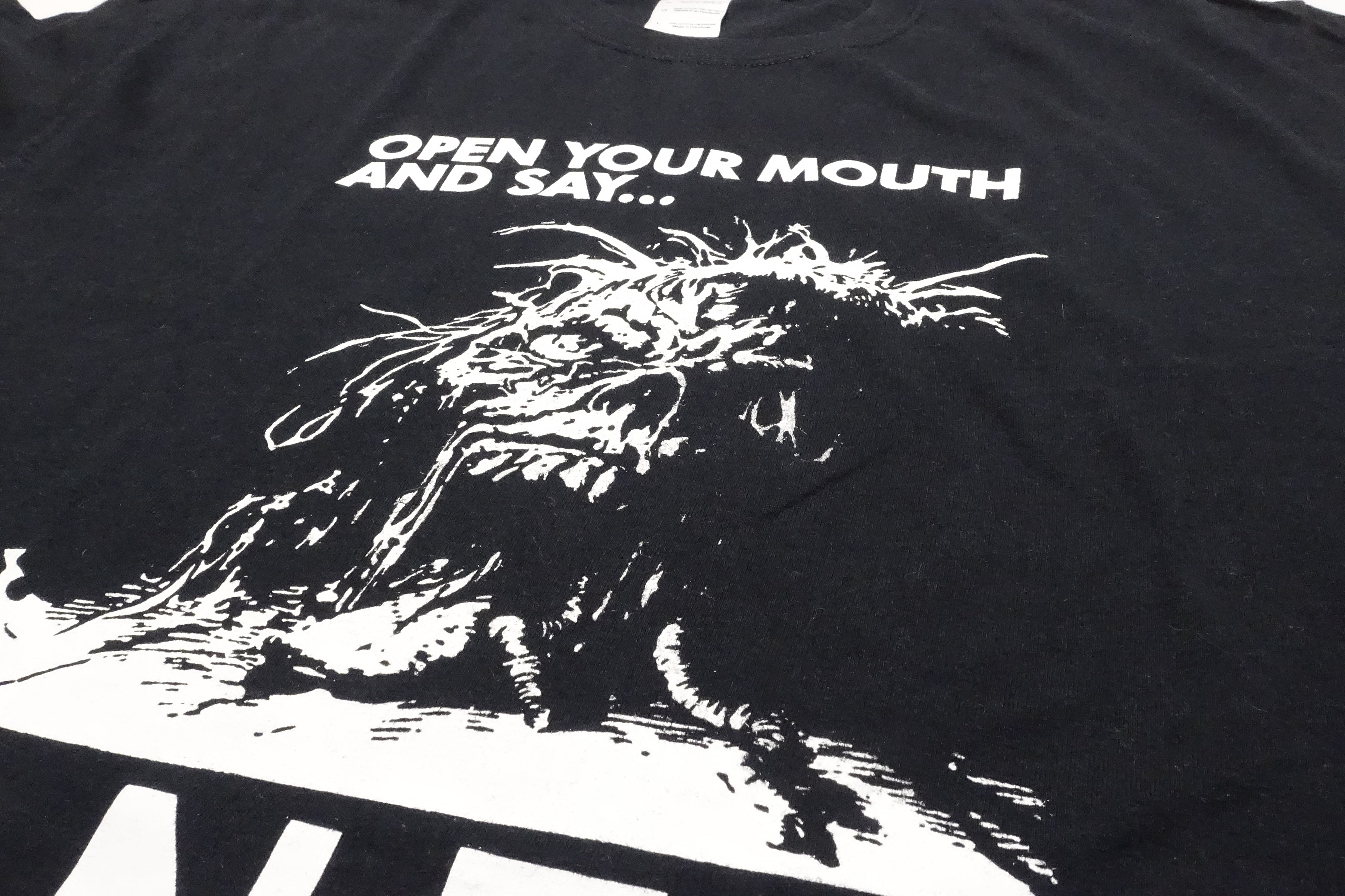 SNFU - Open Your Mouth And Say... Chest Print Tour Shirt Size Large