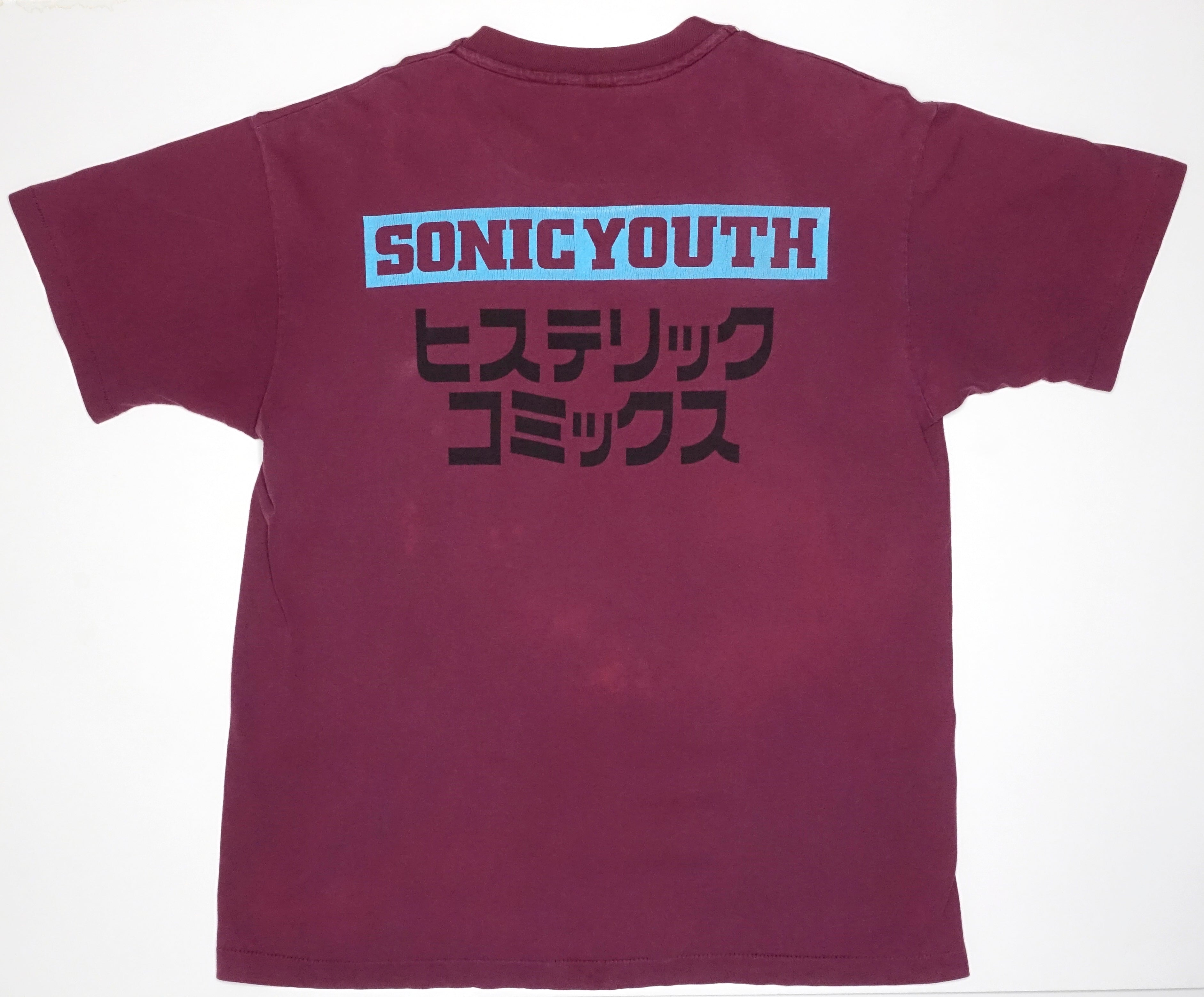 Sonic Youth - Invincible Squadron / Hysteric Comics Tour Shirt Size XL