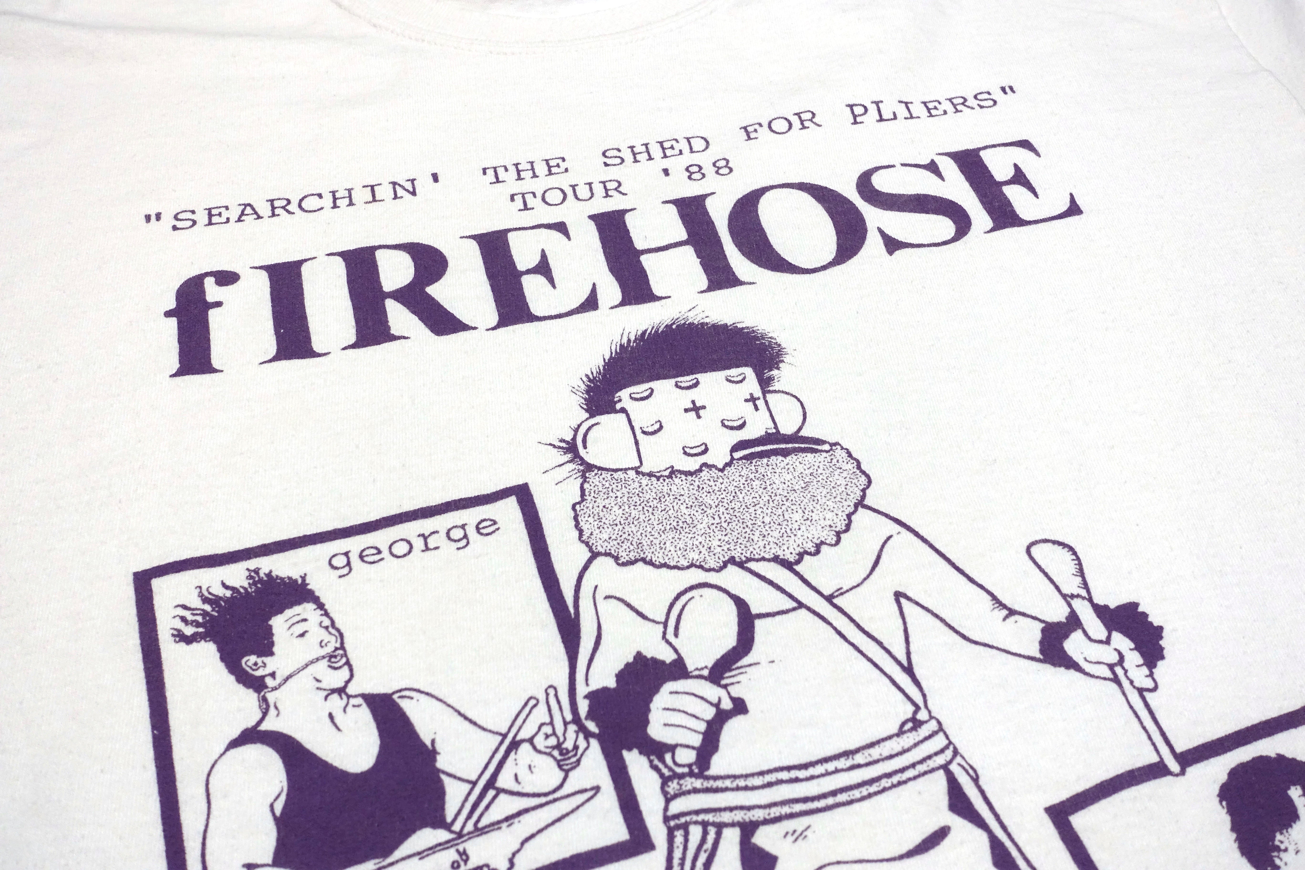 fIREHOSE - Searchin' The Shed For Pliers 1988 Tour Shirt Size Large (Bootleg By Me)