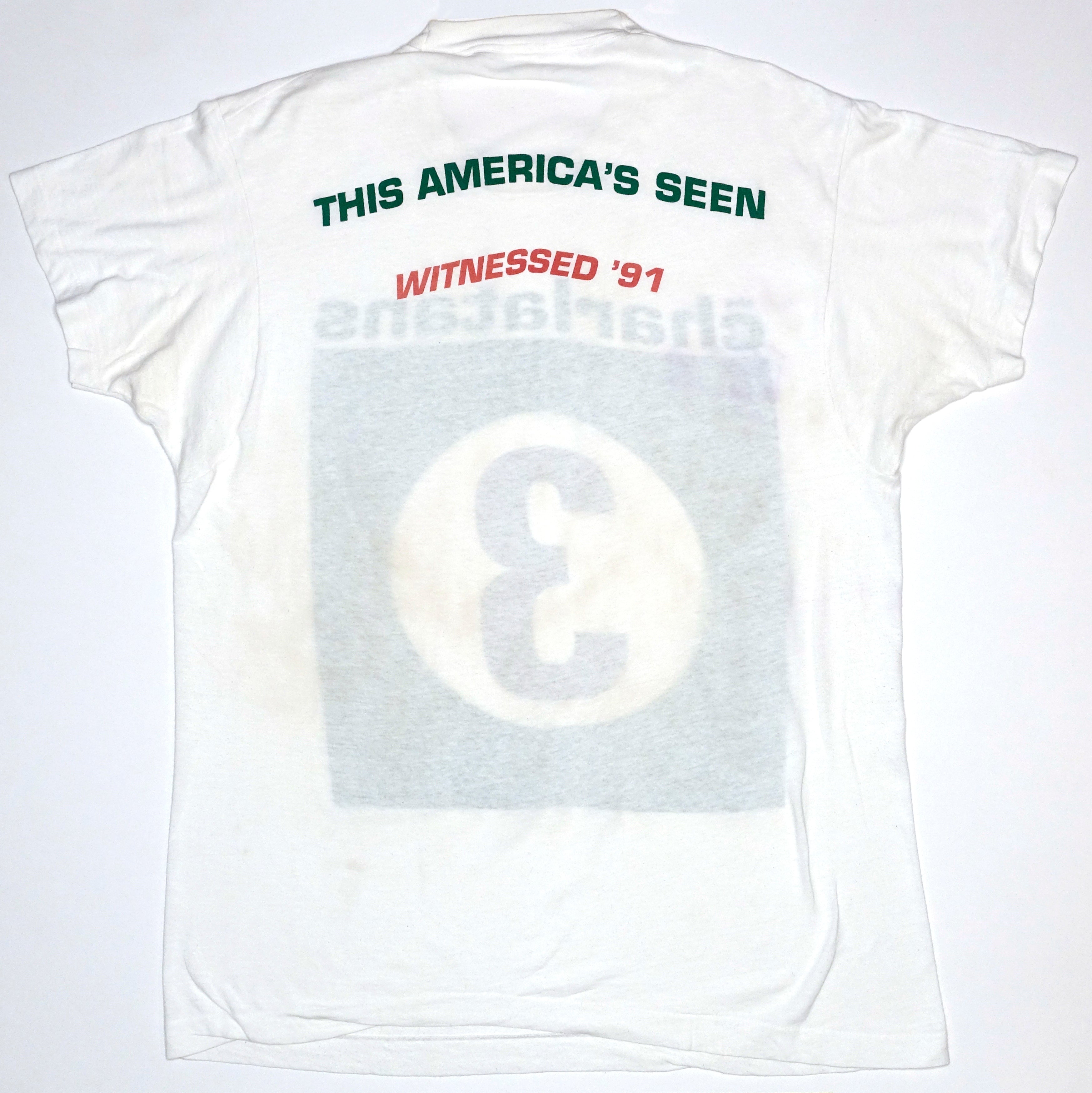Charlatans - This Americas Seen Witnessed 1991 Tour Shirt Size Large