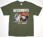 Descendents - Nerd Total Attack Japan 2012 Tour Shirt Size Large