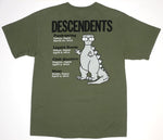 Descendents - Nerd Total Attack Japan 2012 Tour Shirt Size Large
